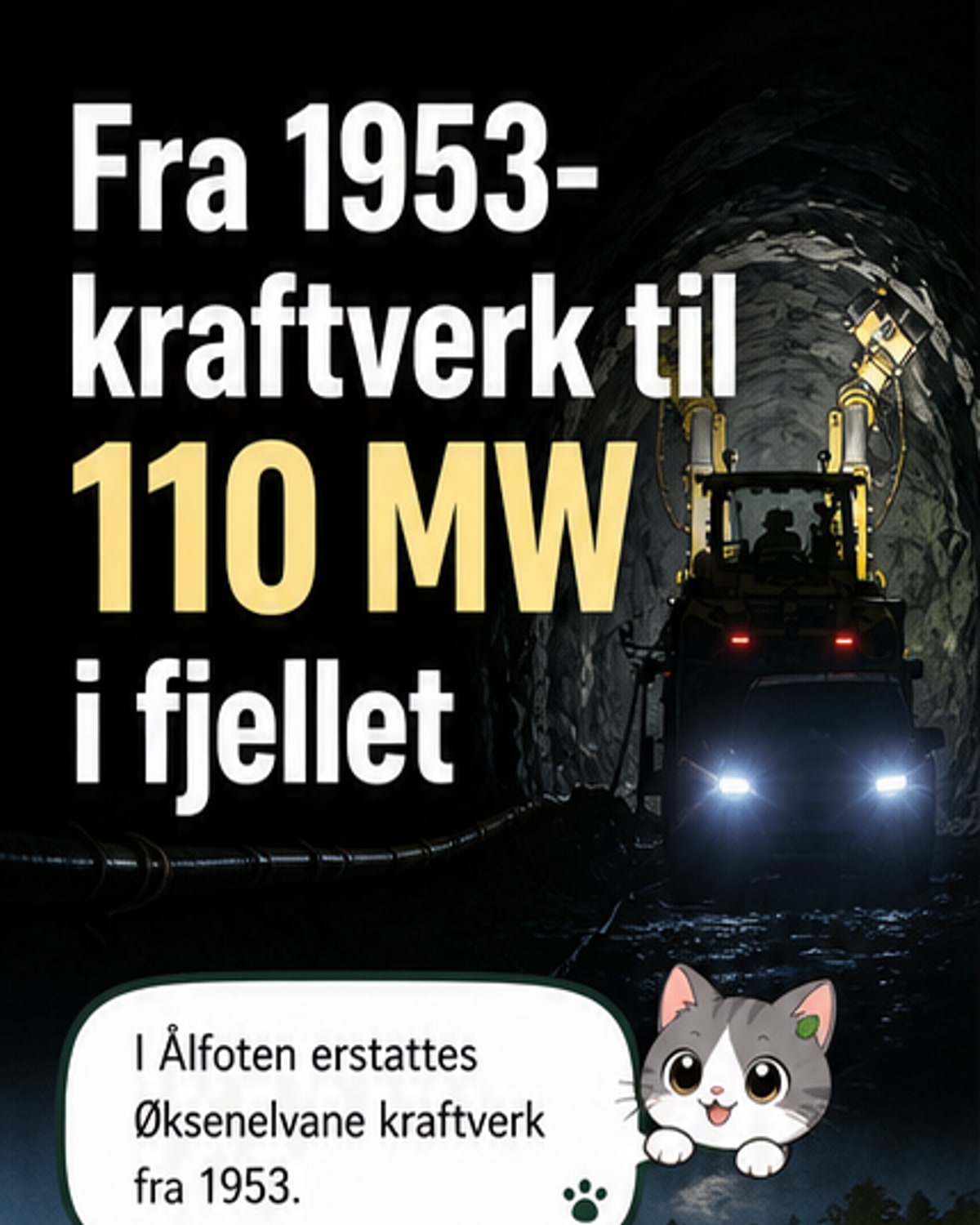 Firedobler effekten i nytt kraftverk