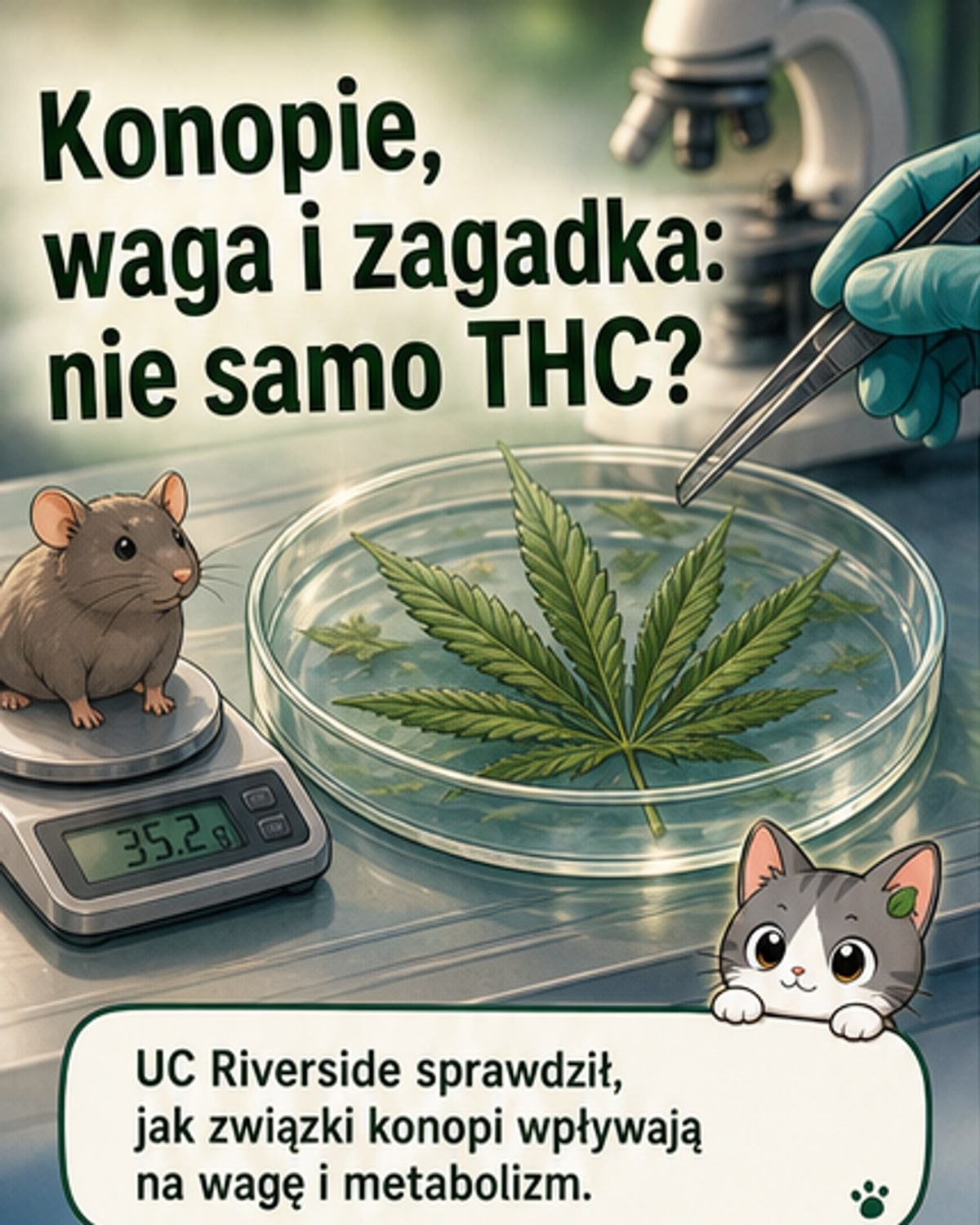 Konopie wpływają na wagę inaczej, niż myśleliśmy