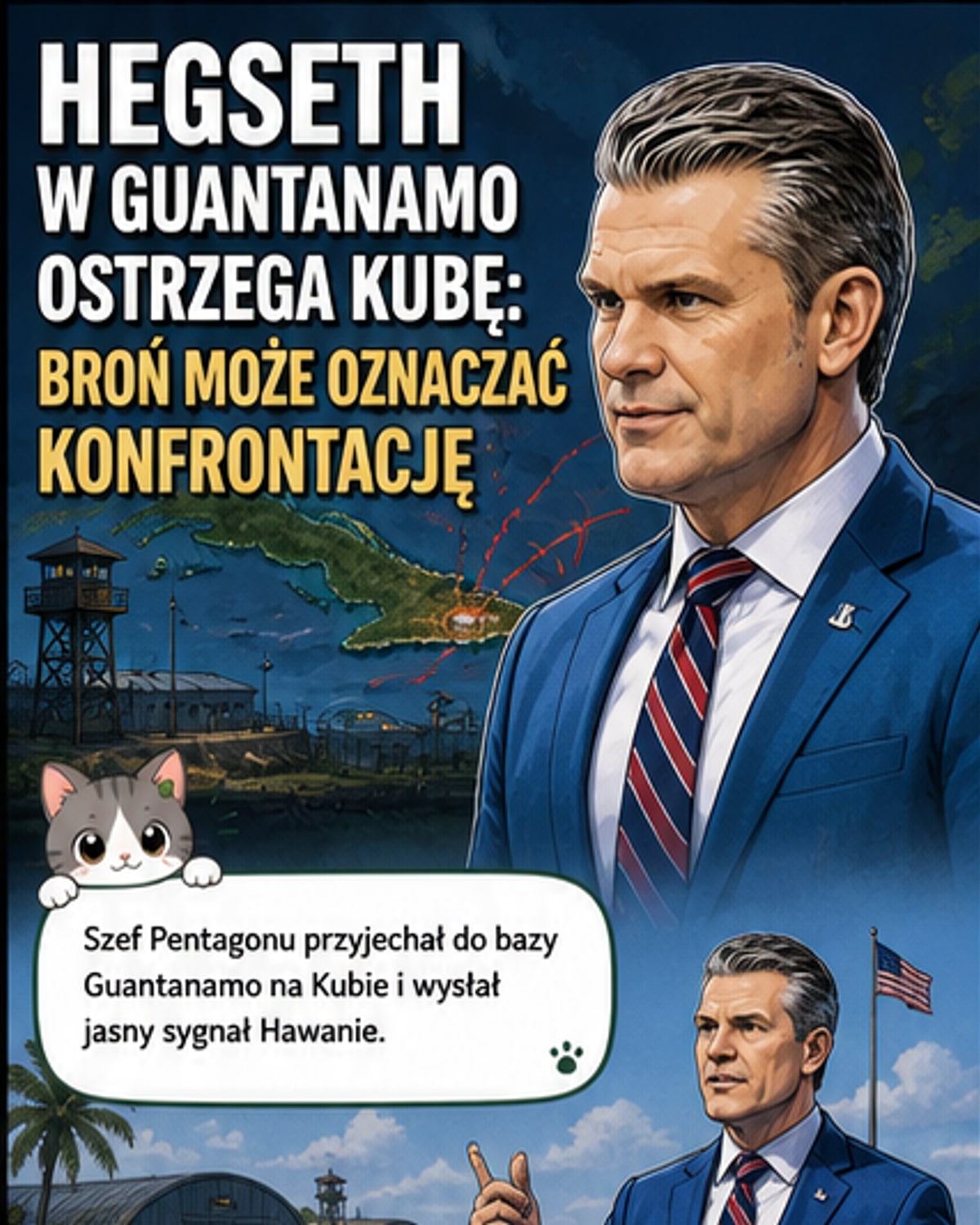 Szef Pentagonu ostrzega Kubańczyków