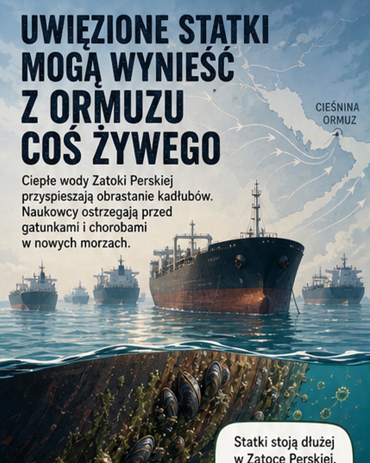 Statki z Zatoki Perskiej niosą zagrożenie