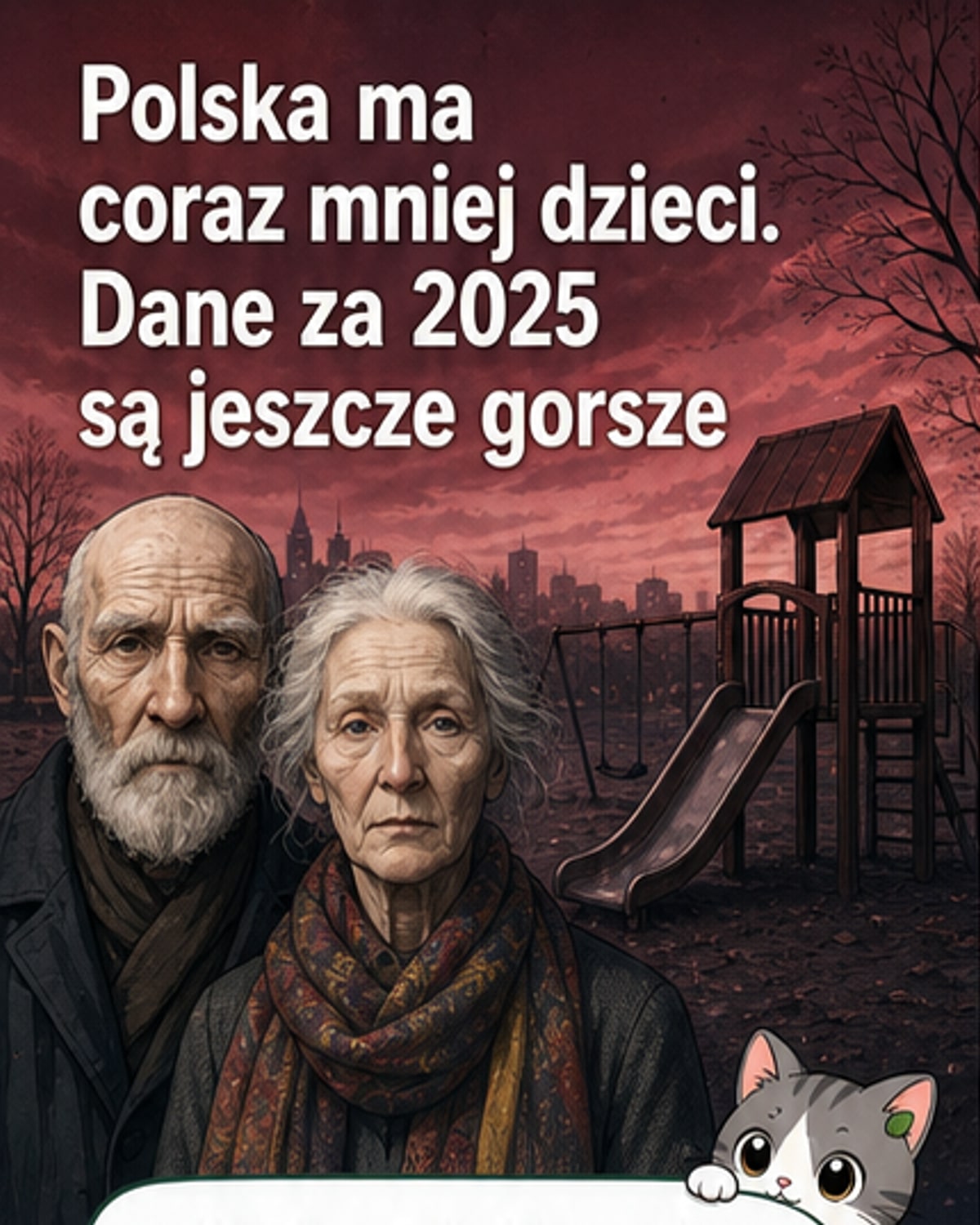 Urodzeń w Polsce mniej niż po wojnie