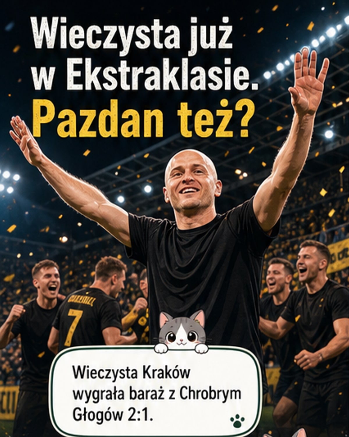 Wieczysta awansowała do Ekstraklasy