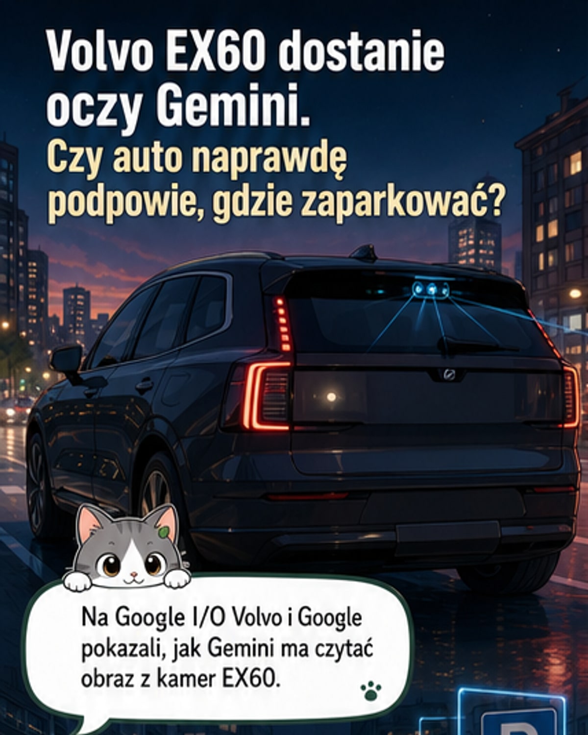 Volvo EX60 z AI od Google