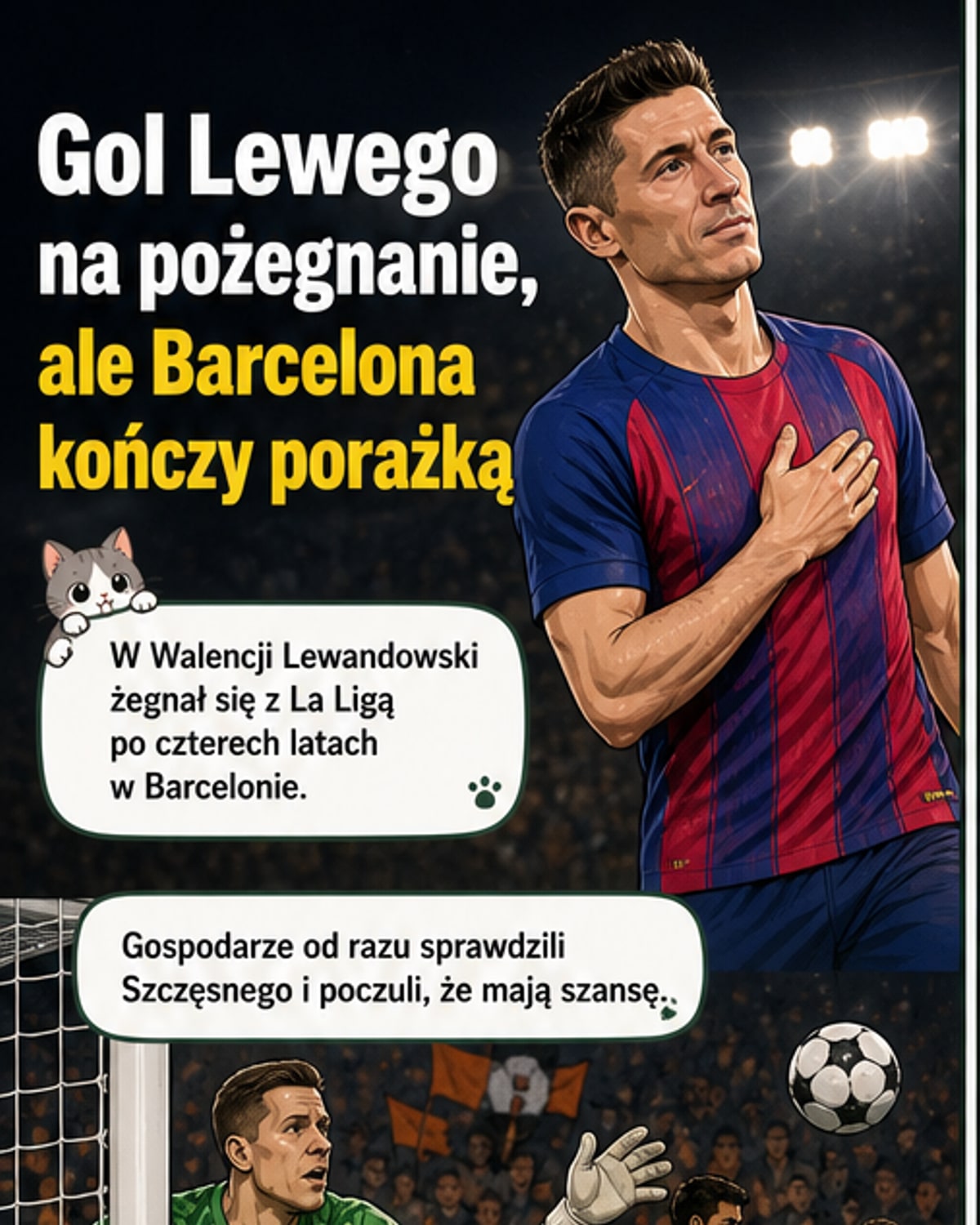Lewandowski pożegnał się z Barceloną