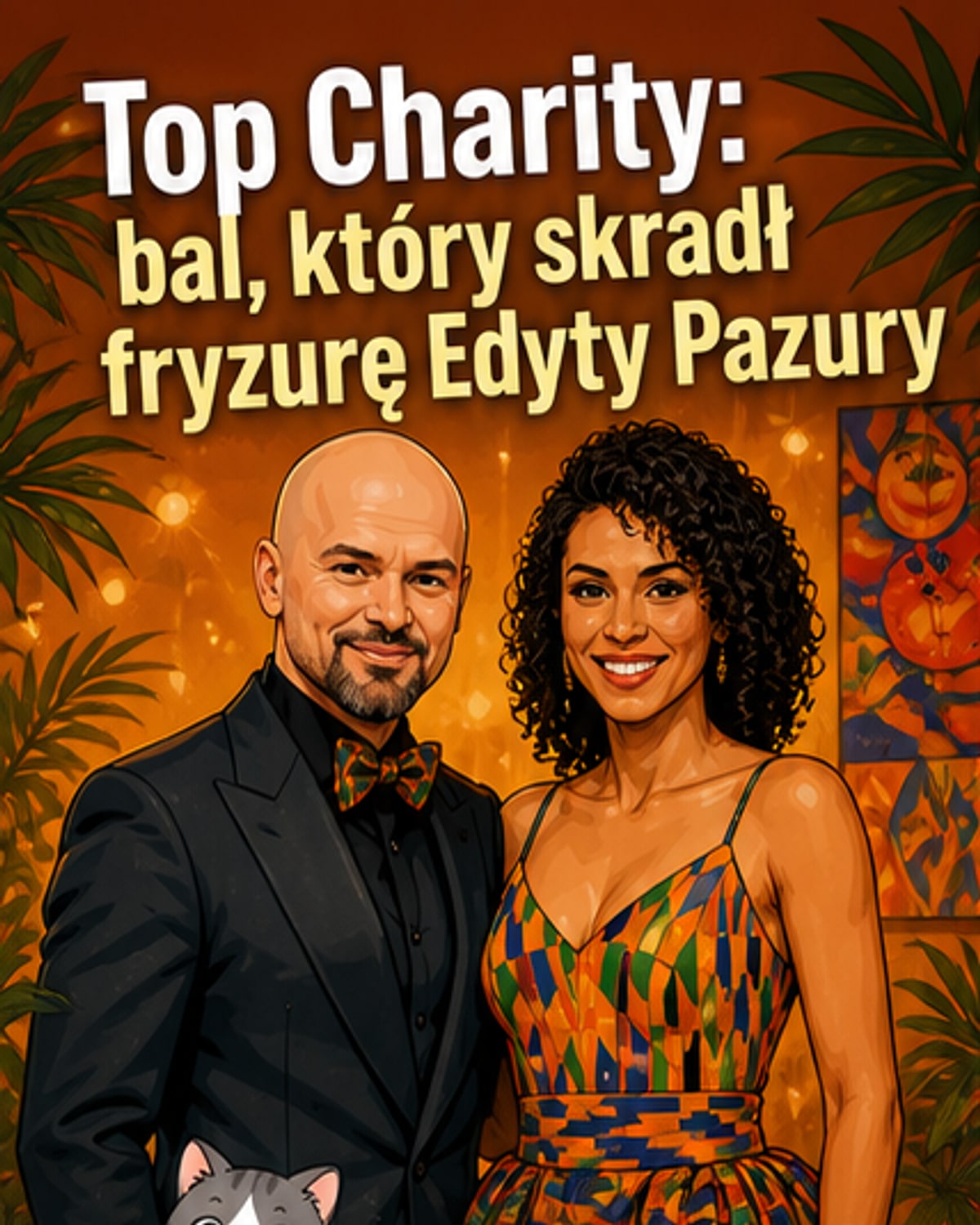 Edyta Pazura zrywa show na balu charytatywnym