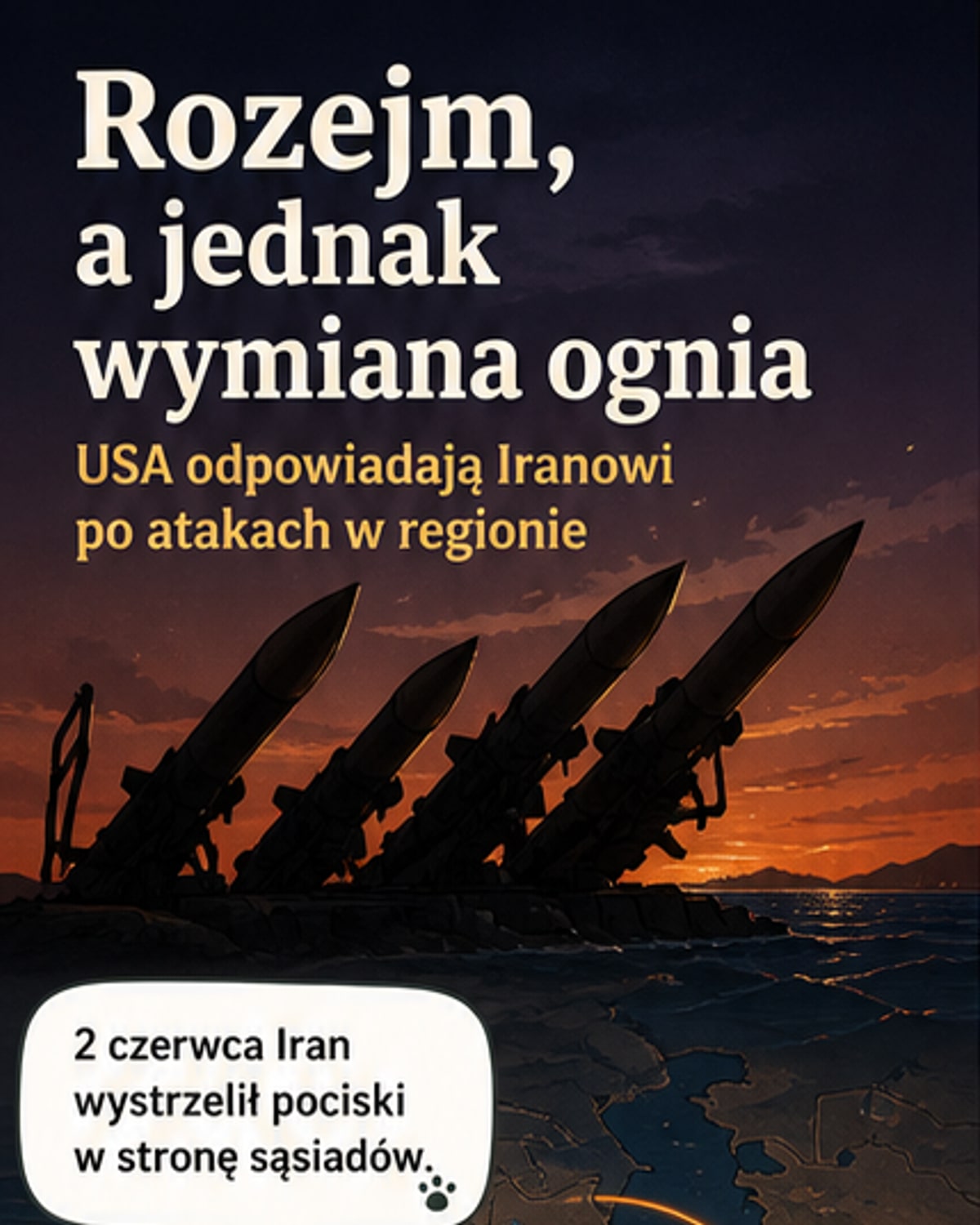 USA i Iran po atakach mimo rozejmu