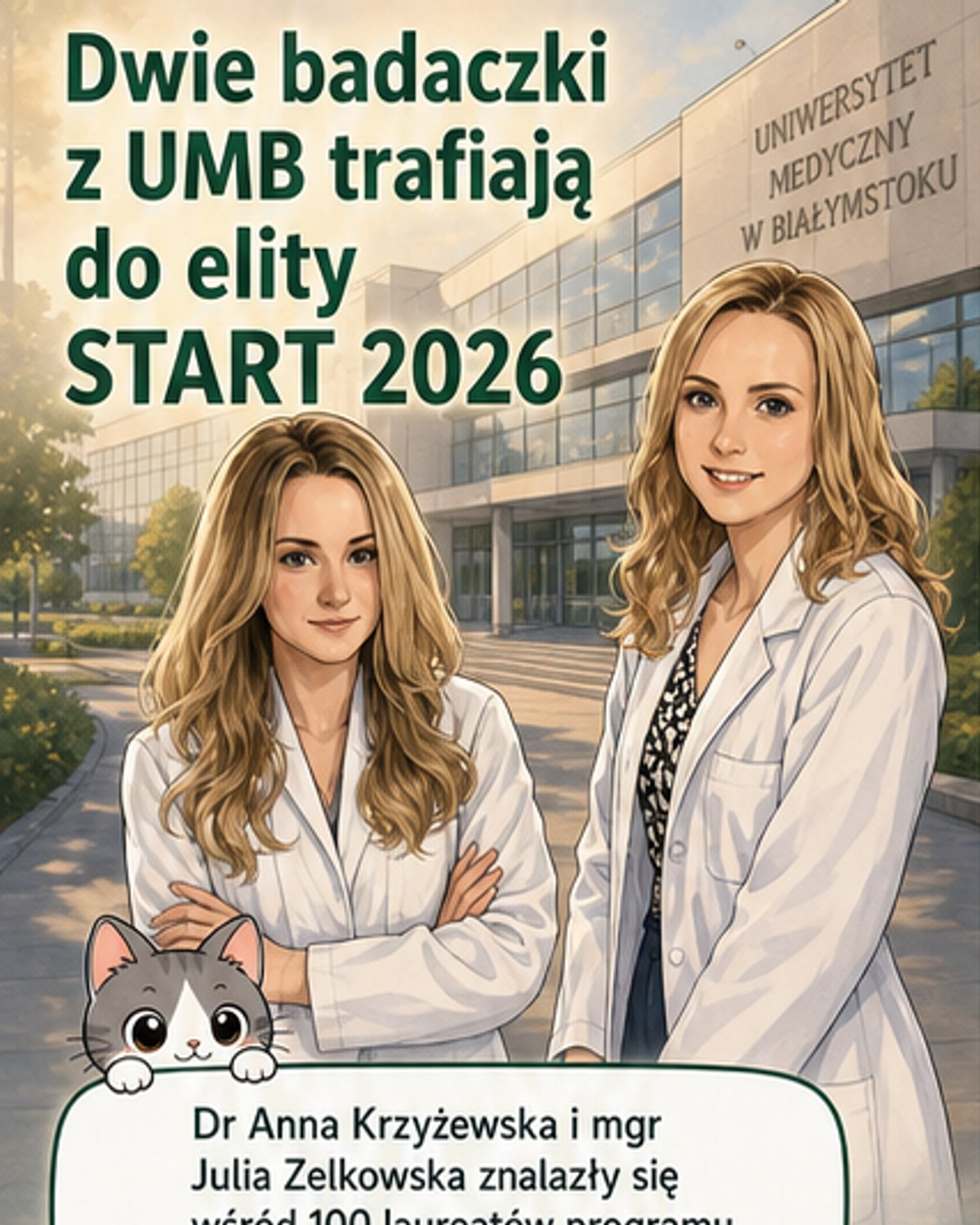 Dwie z Białegostoku wśród 100 najzdolniejszych młodych naukowców