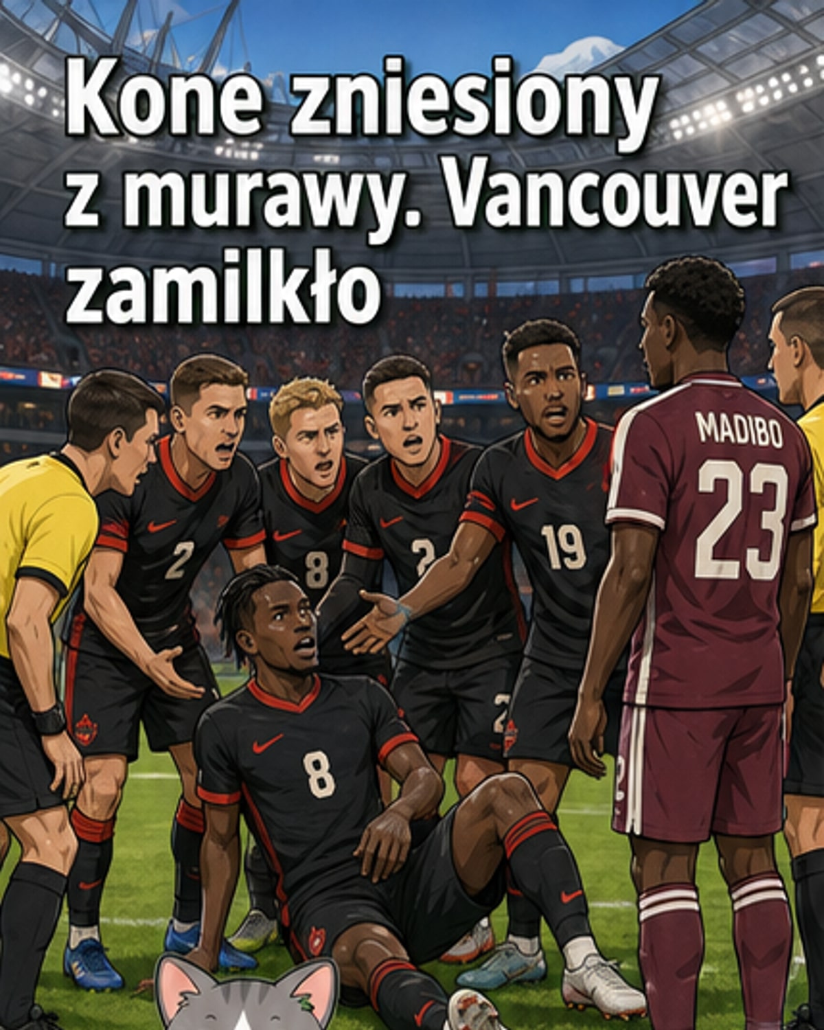 Kontuzja Kone. Stadion zamarł