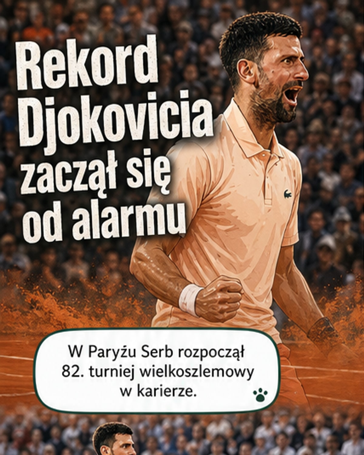 Djoković pobił rekord startów