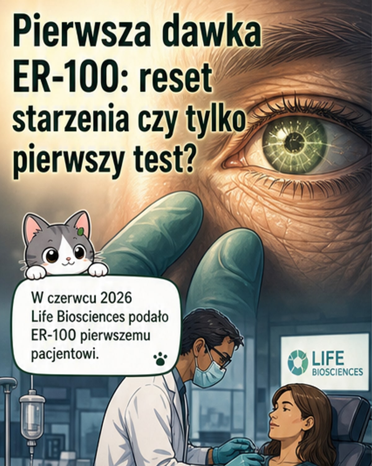 Pierwszy człowiek dostał lek na starzenie