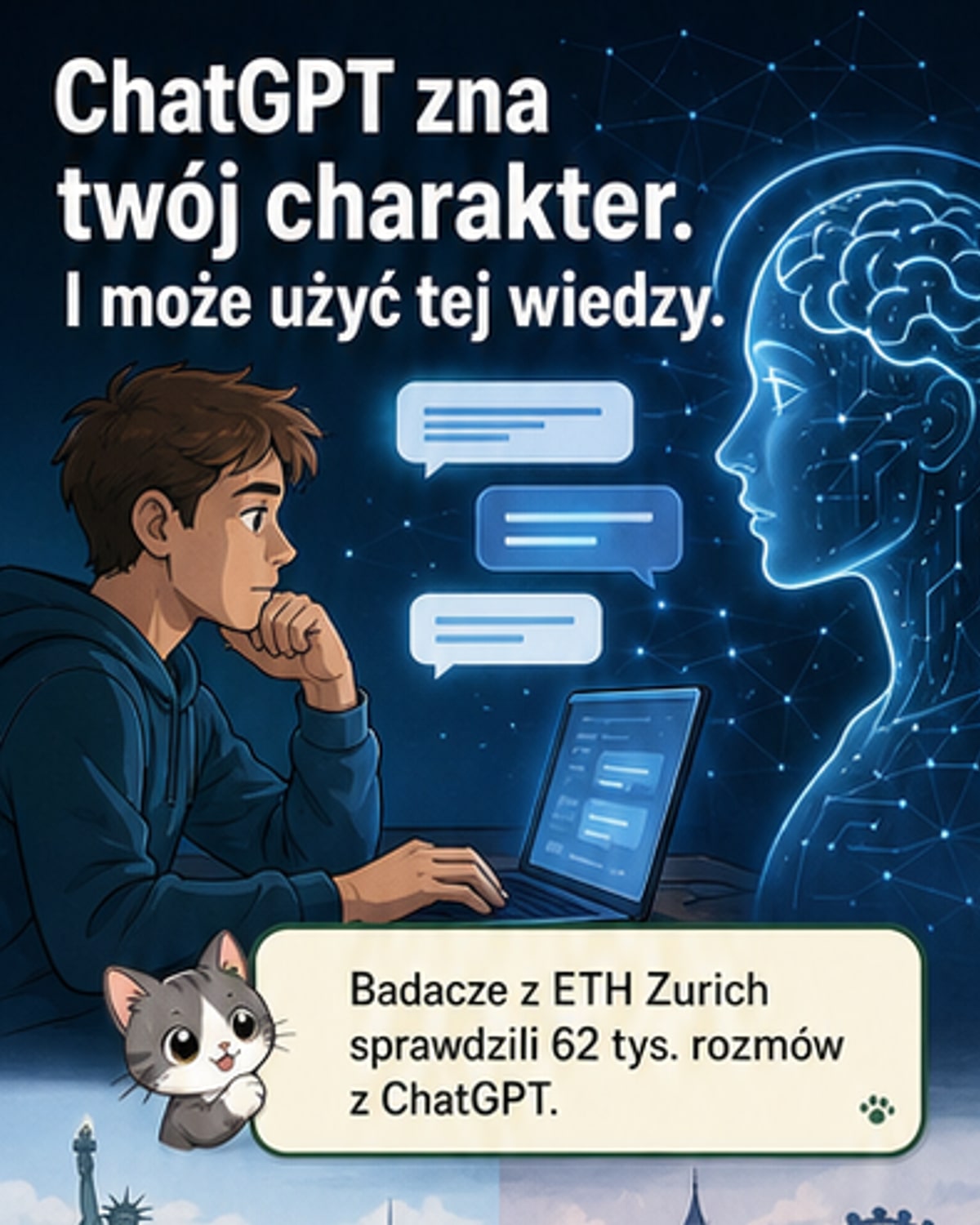 AI analizuje twoje czaty i rozpoznaje osobowość