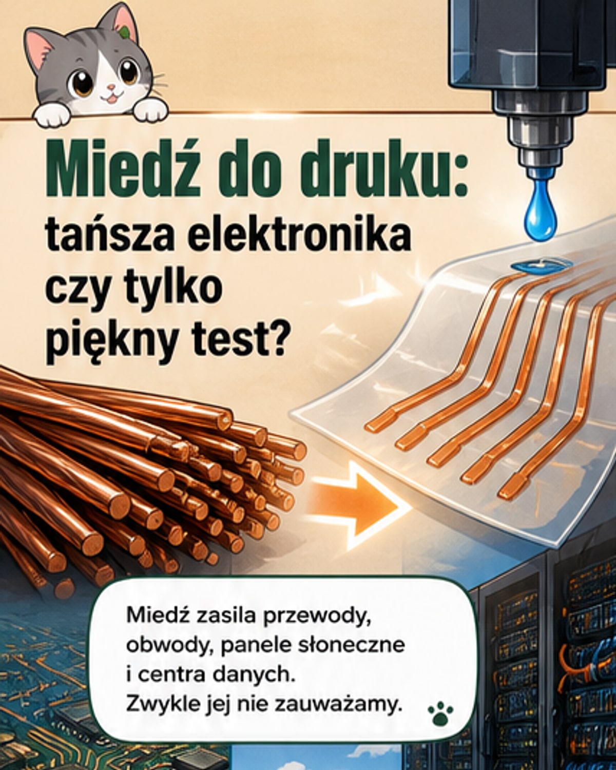 Wieczna miedź? Nowy atrament zmienia zasady gry