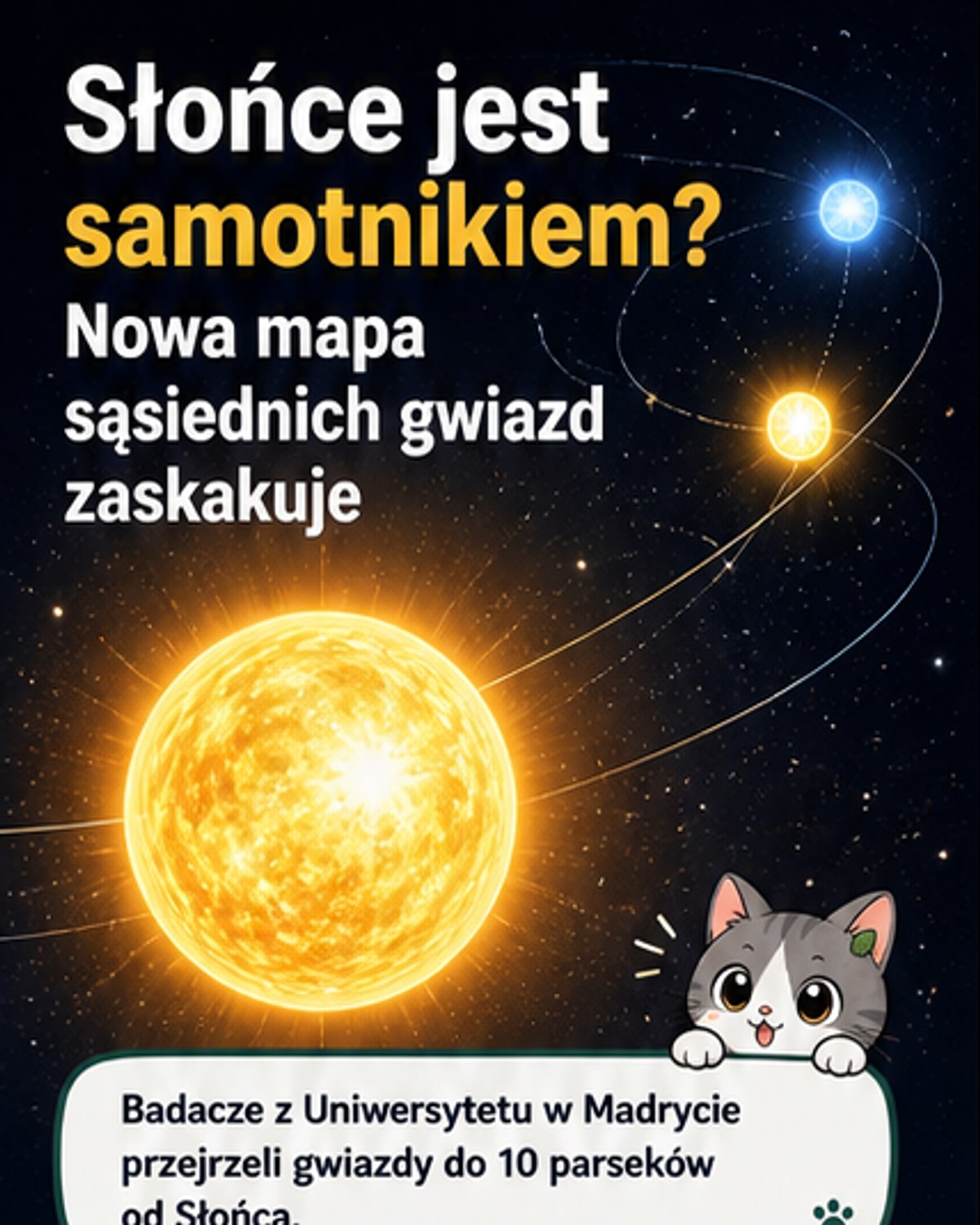 Wokół nas więcej układów podwójnych niż pojedynczych gwiazd