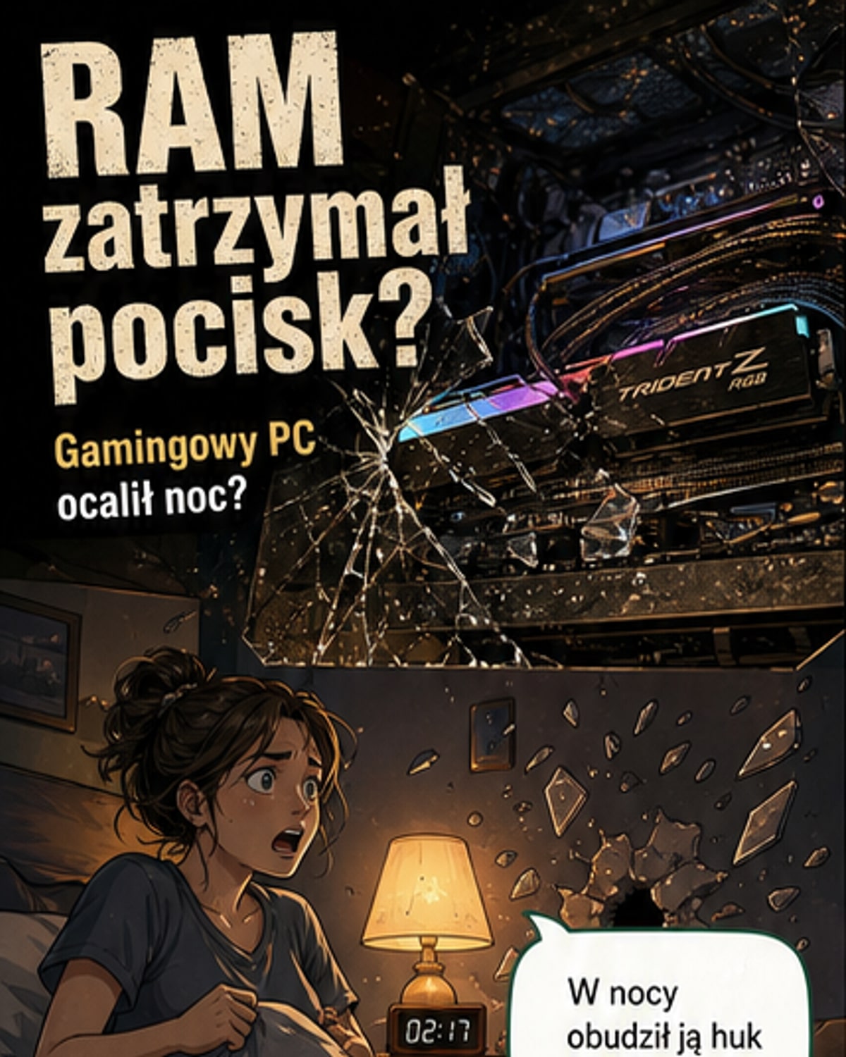 Pamięć RAM zatrzymała pocisk