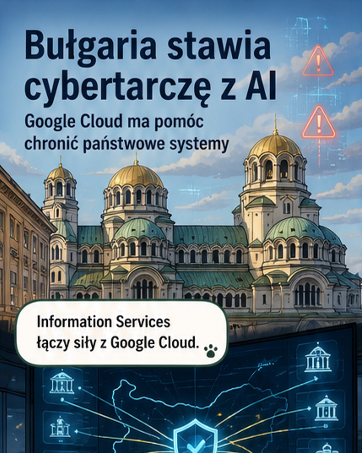 Bułgaria włącza tarczę cybernetyczną z AI