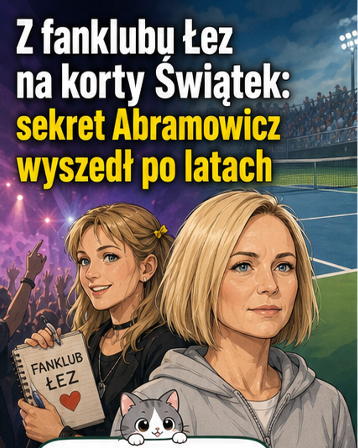 Jak faneczka zespołu 'Łzy' stała się psychologiem Świątek