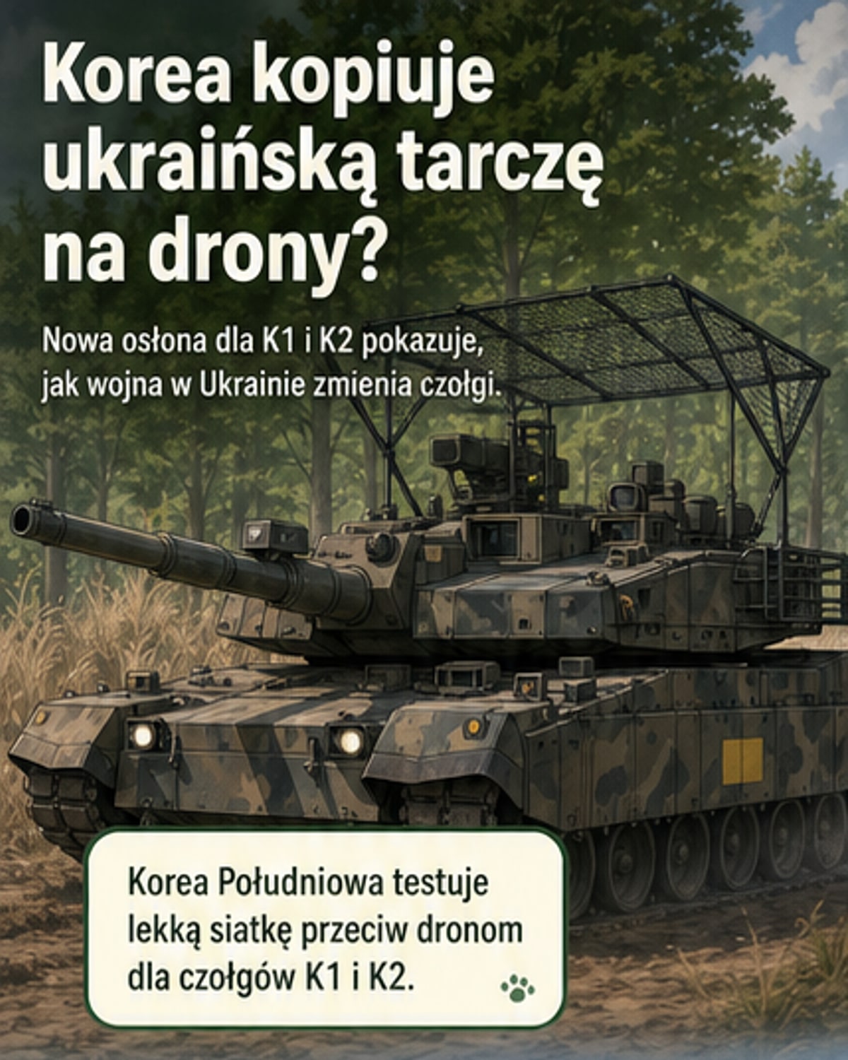 Korea kopiuje ukraiński system antydronowy