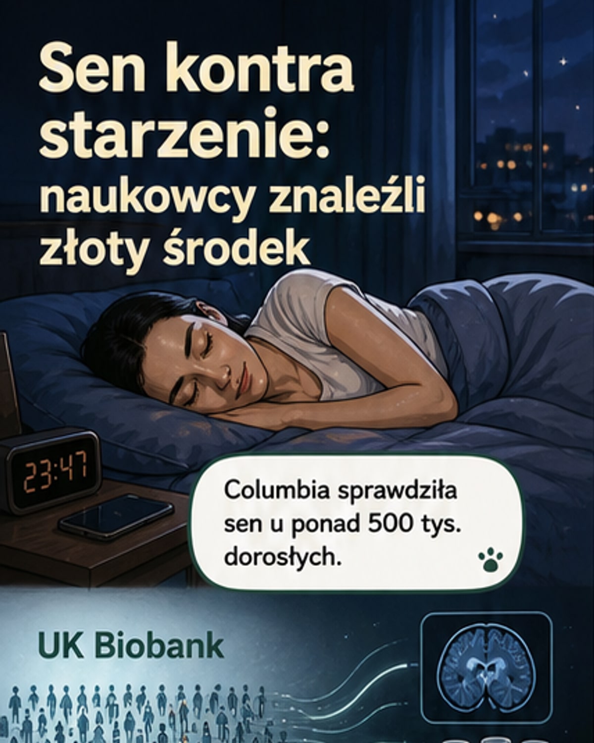 Ile godzin snu spowalnia starzenie?