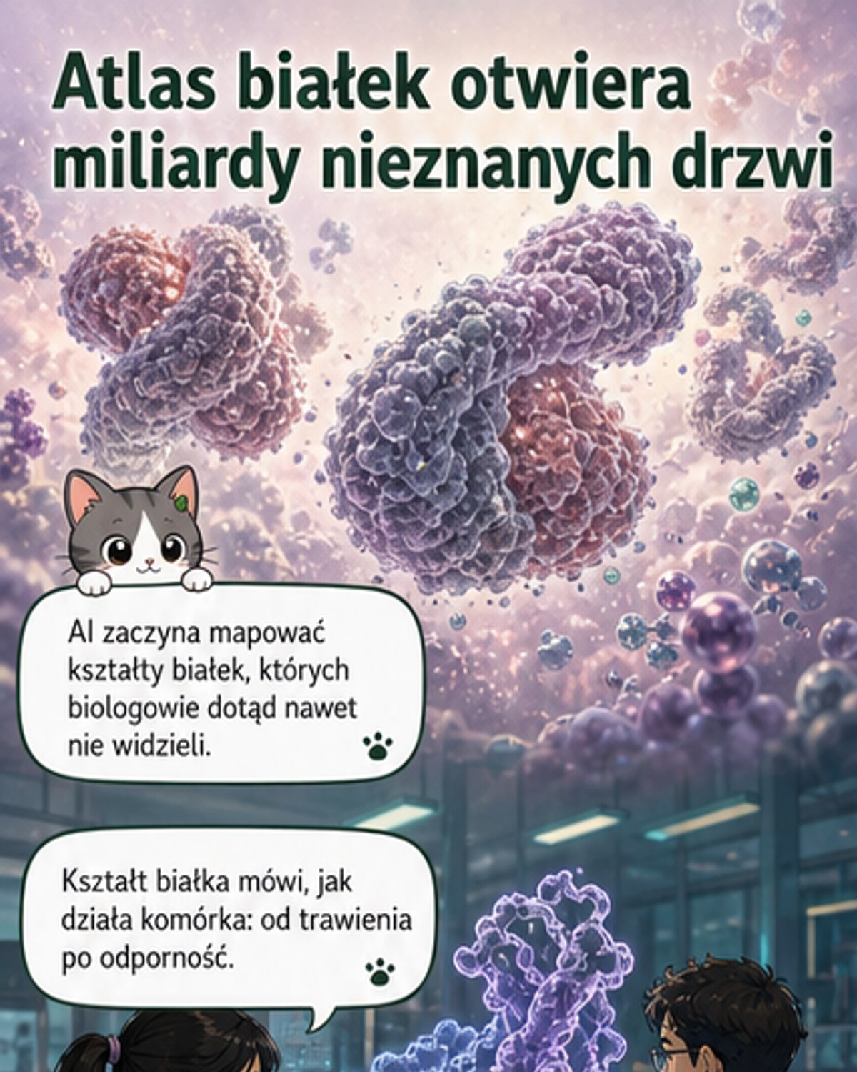 Miliardy nowych białek odkryte dzięki AI