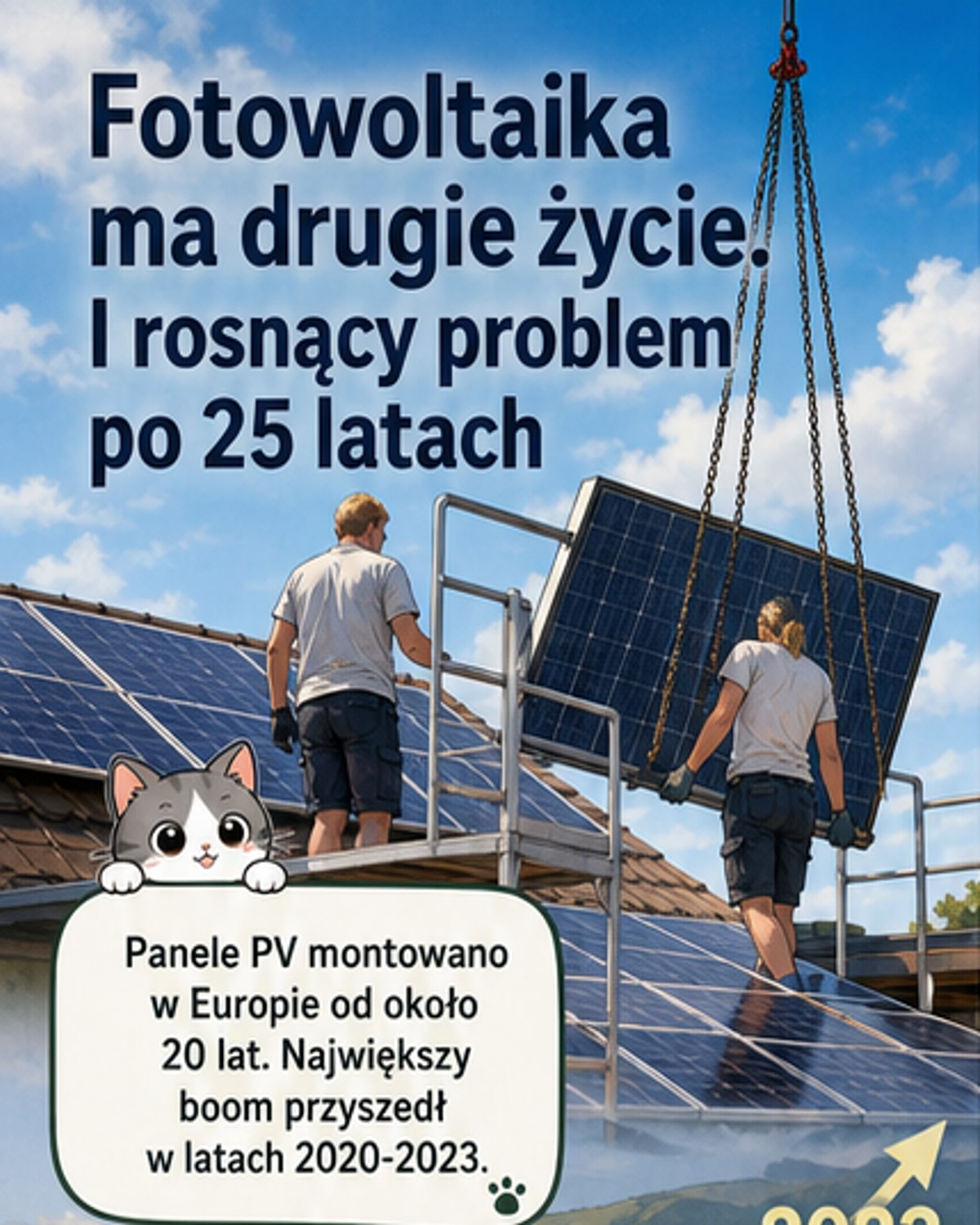 Fotowoltaika za 15 lat? Problem odpadów