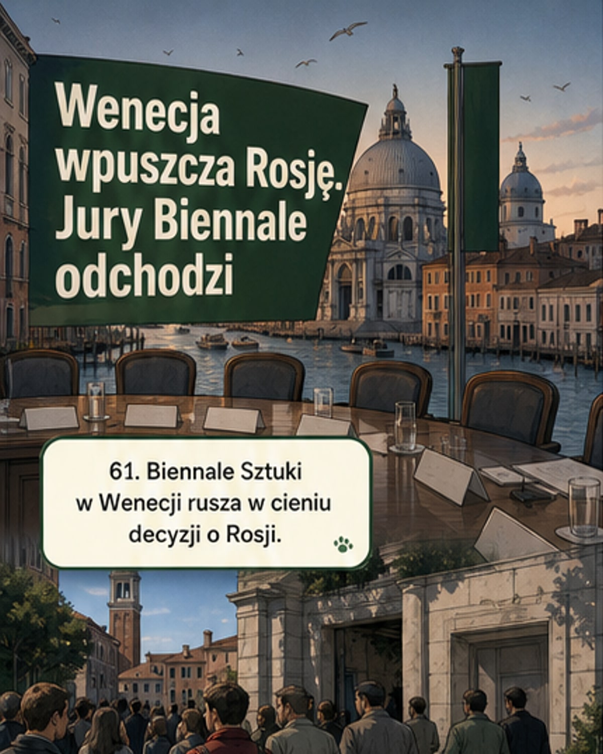 Jury Biennale w Wenecji złożyło dymisję