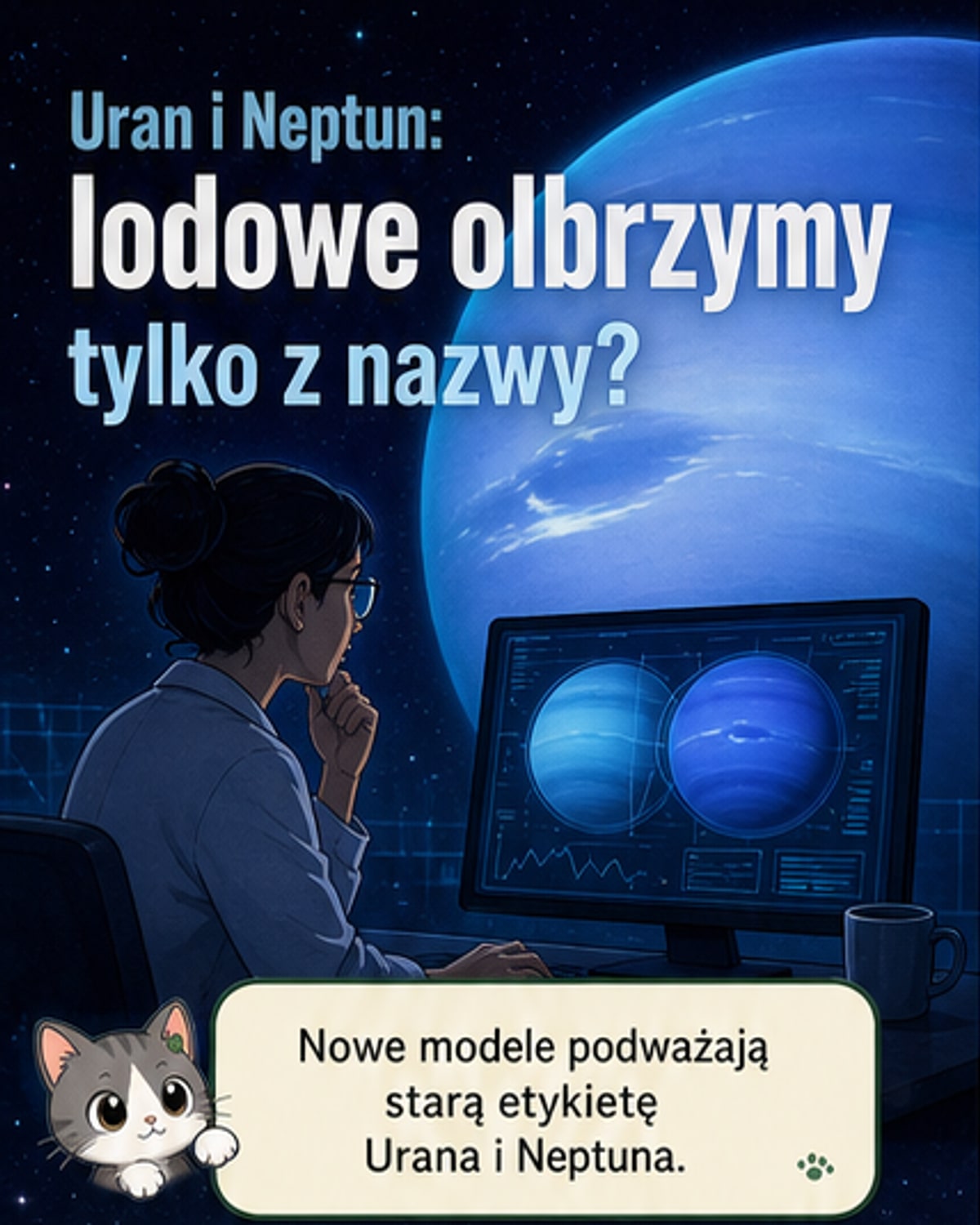 Uran i Neptun nie są lodowe?