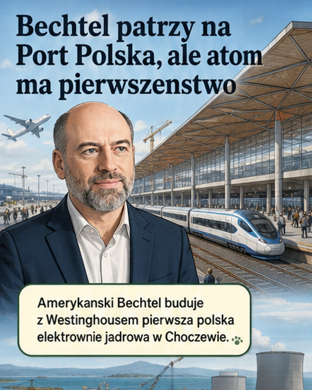 Bechtel ocenia udział w Portu Polska