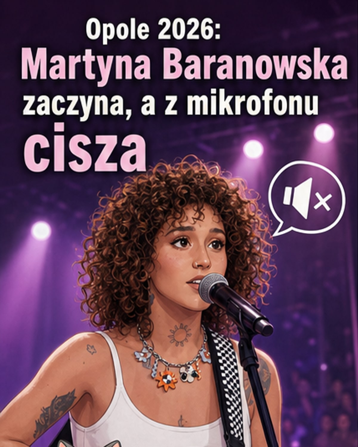 Wokalistka w potrzasku na Opolu