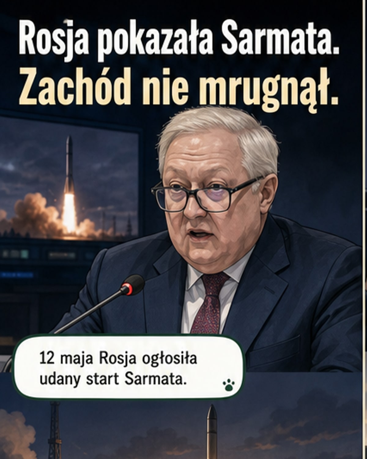 Rosja testuje Sarmat. Zachód milczy