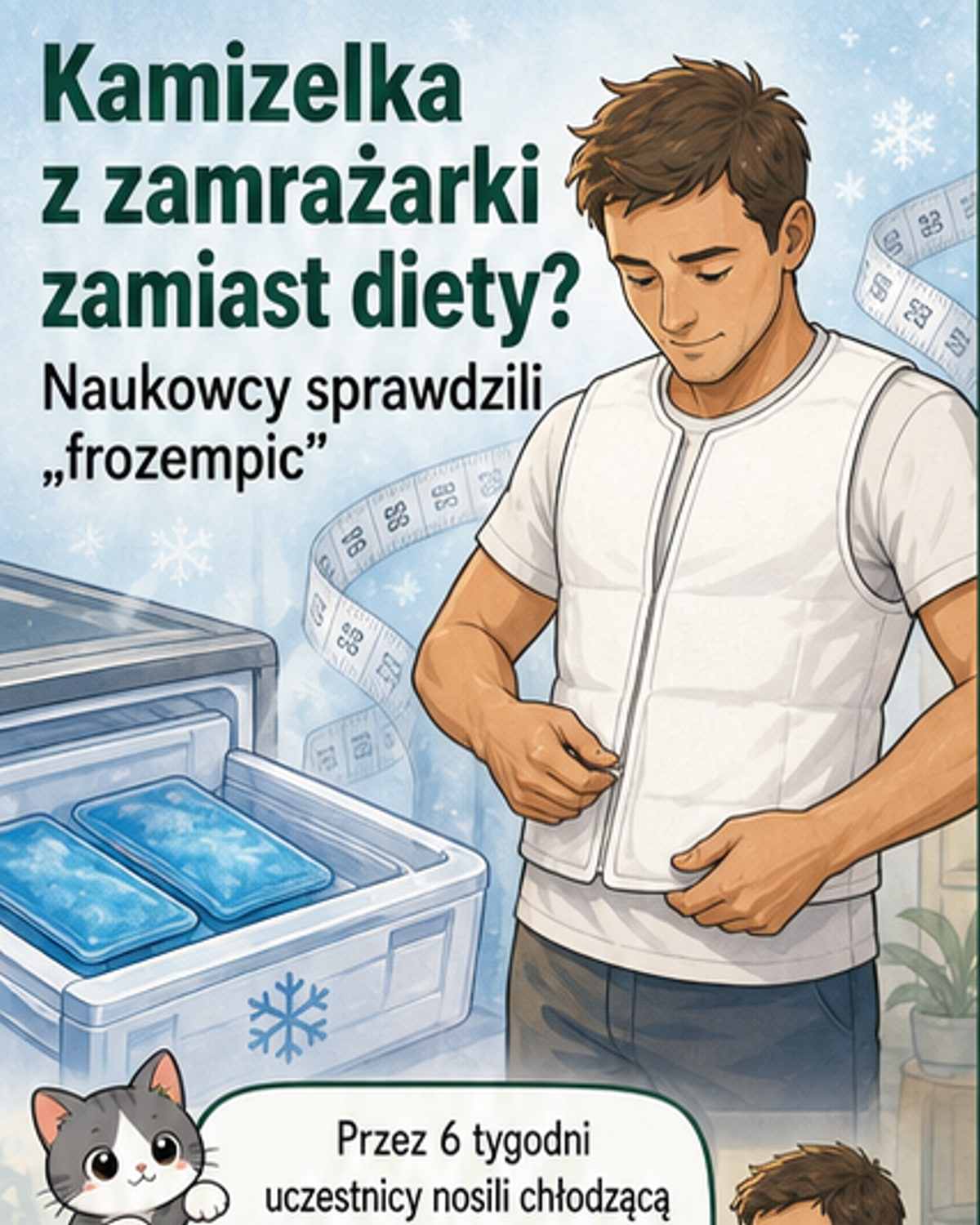 Lodowa kamizelka spala tłuszcz