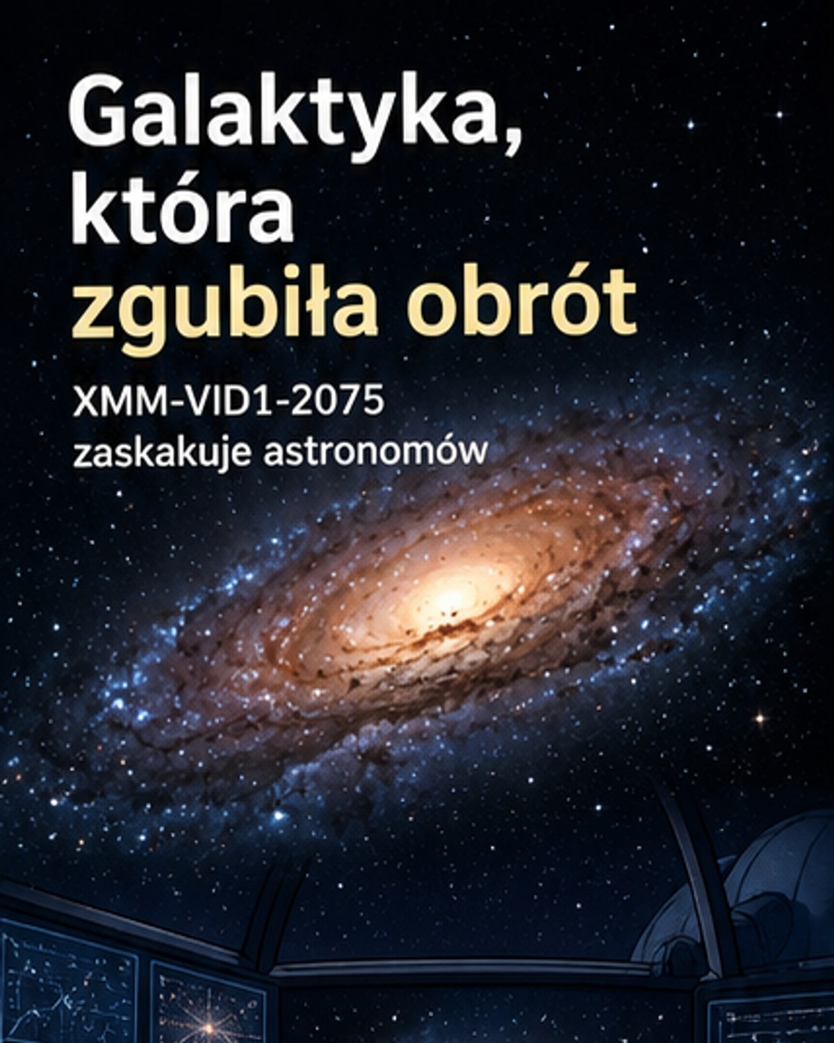 Galaktyka, która się nie obraca