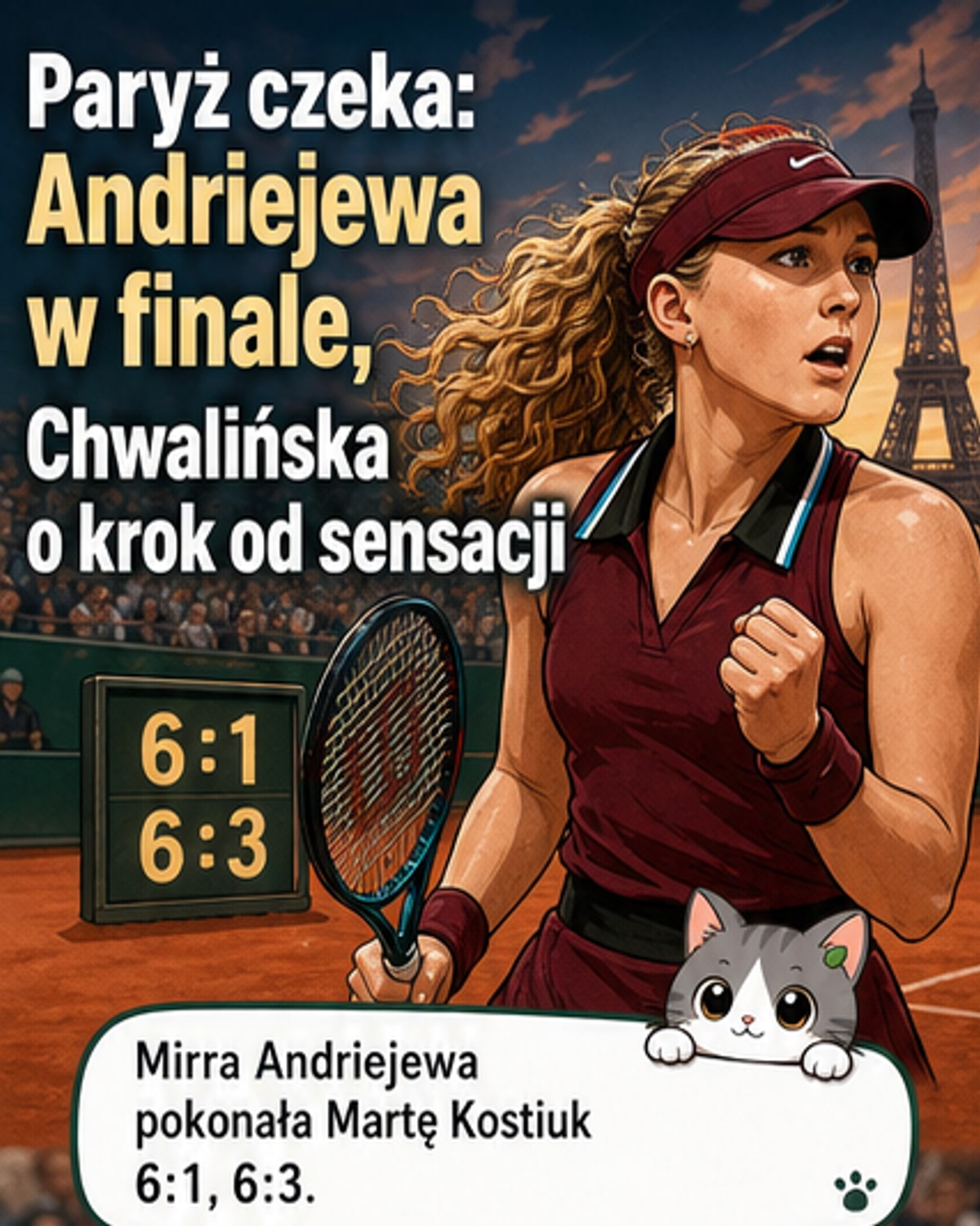 Andriejewa w finale po dwóch latach