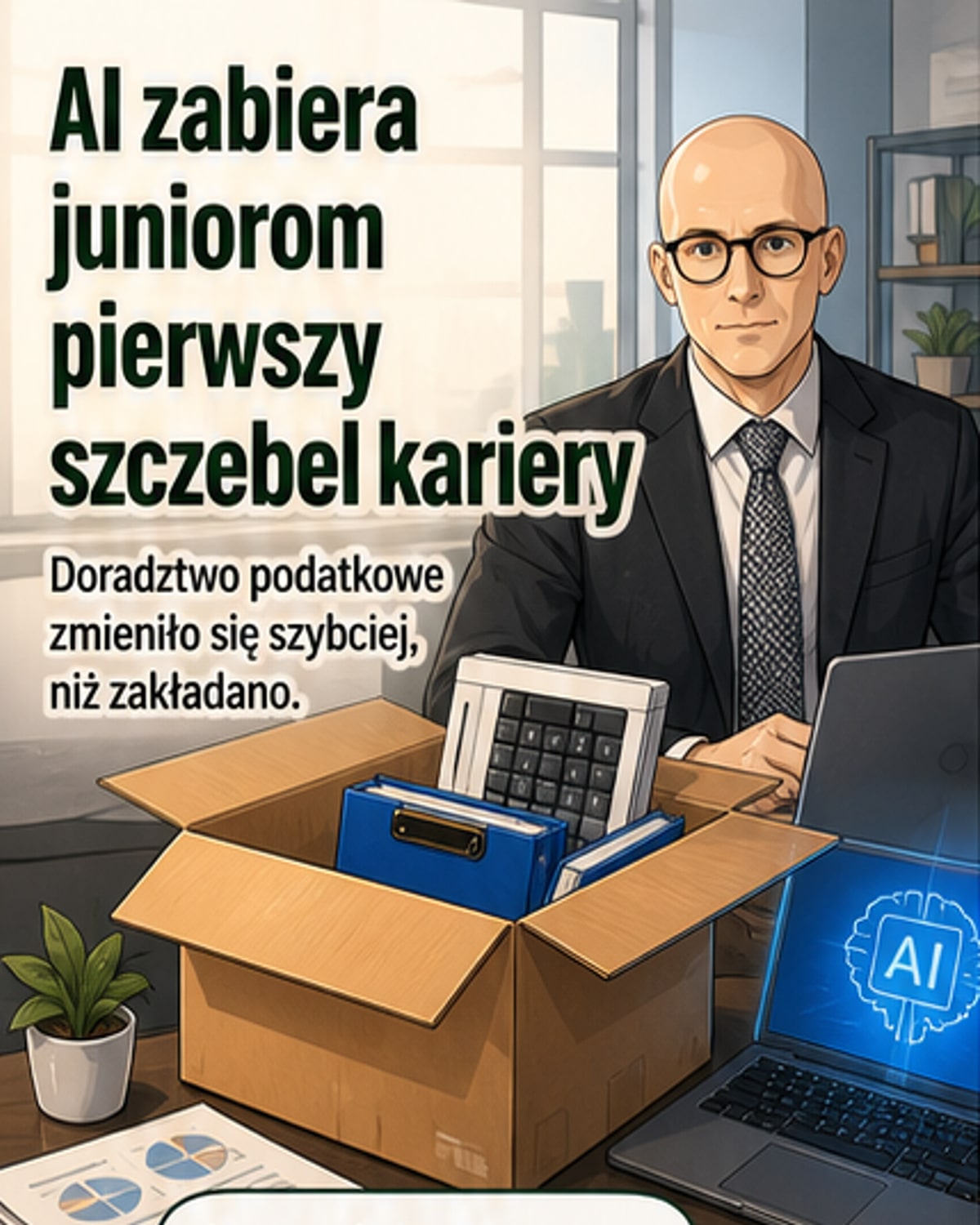 AI przejmuje prace juniorów w doradztwie