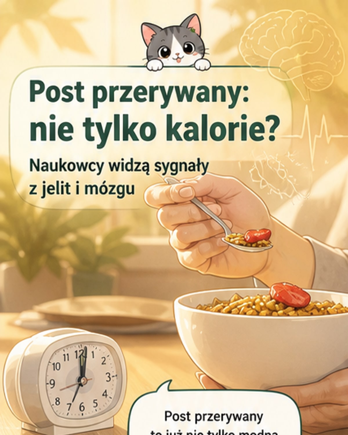 Jak post przerywany zmienia mózg i jelita