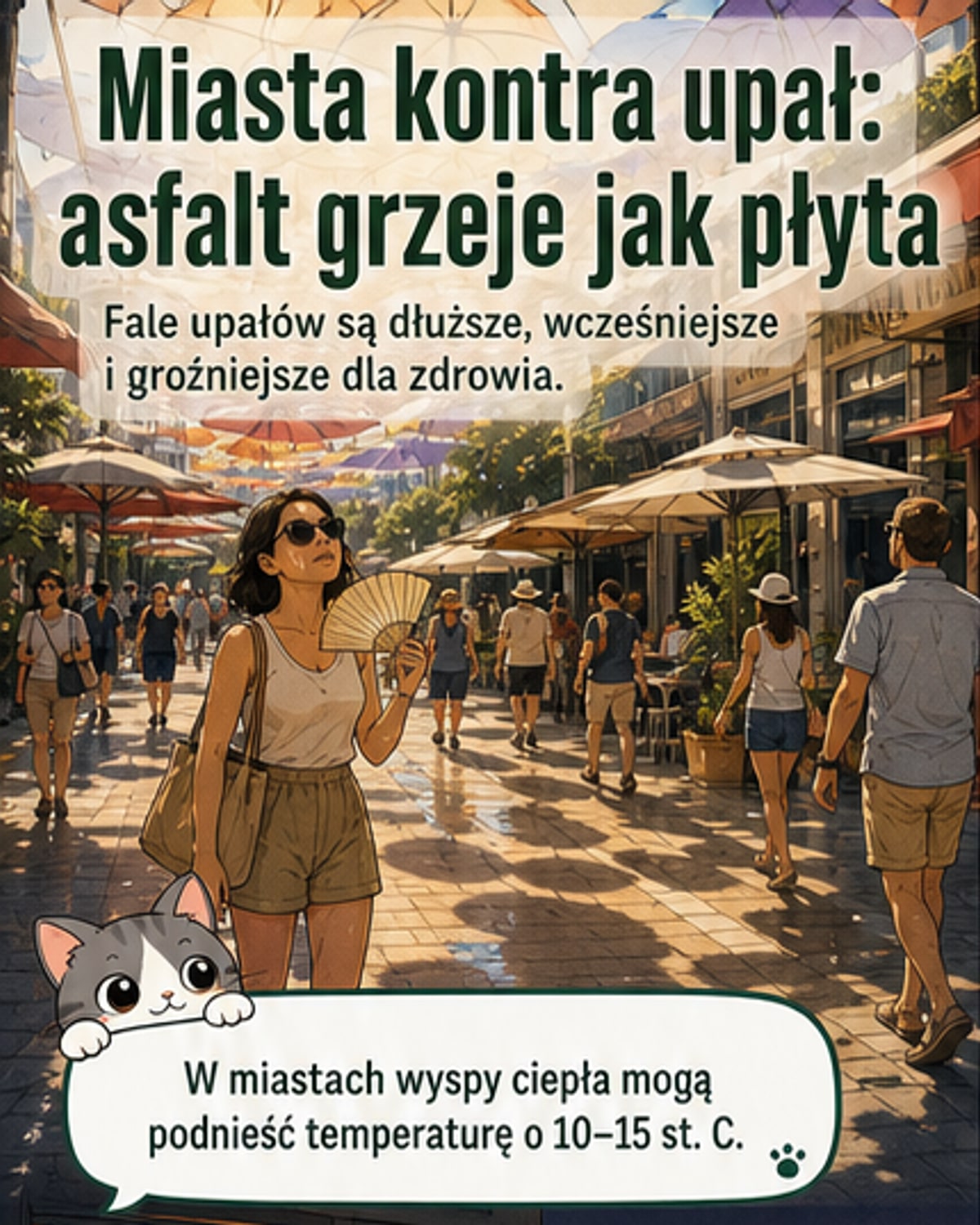 Jak miasta radzą sobie z upałami