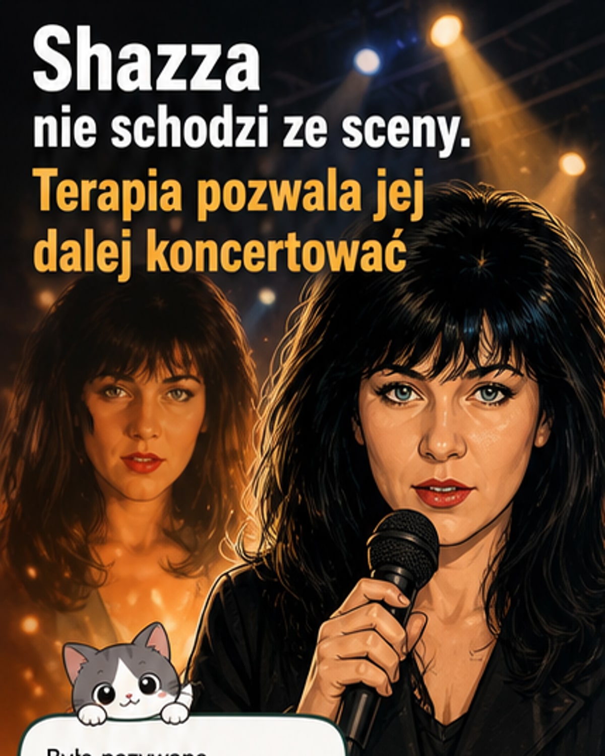 Shazza wciąż gra, mimo chłoniaka
