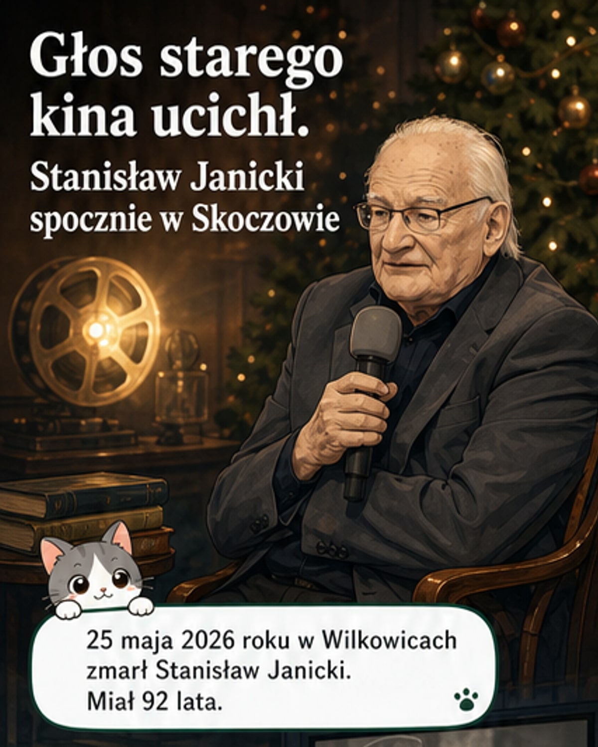 Kultowy gospodarz 'W starym kinie' pożegnany