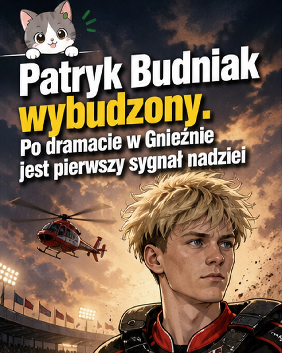 Żużlowiec Budniak wybudzony ze śpiączki