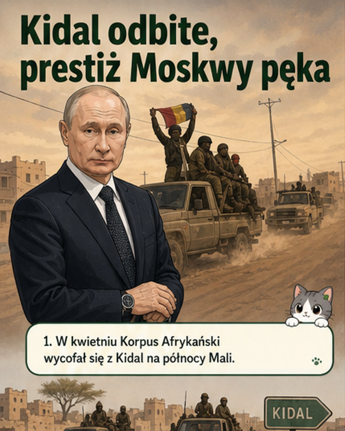 Upokarzający odwrót Rosji w Mali