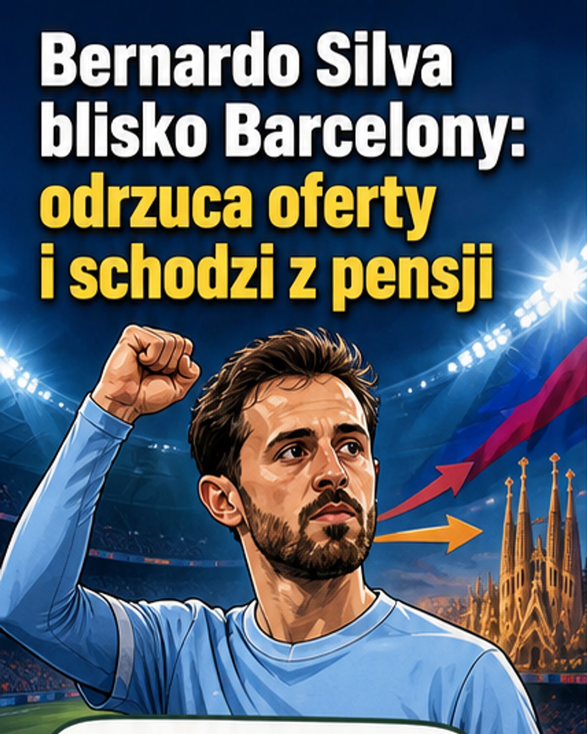 Bernardo Silva blisko Barcelony