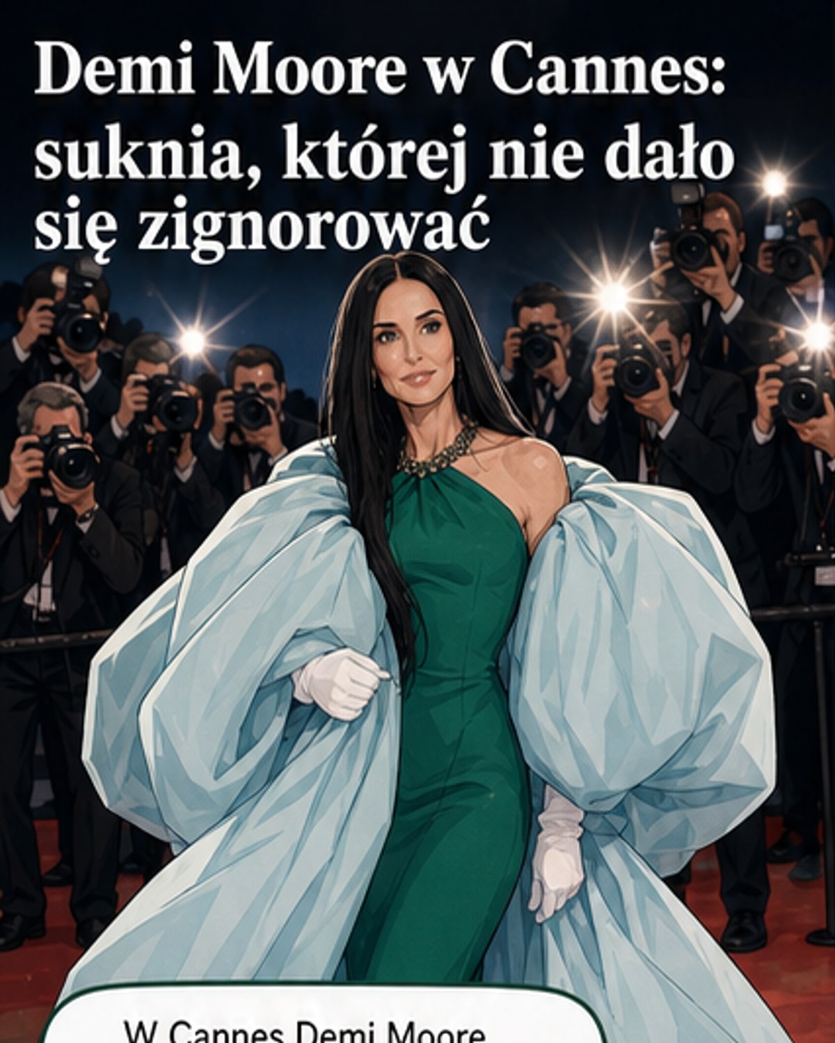 Demi Moore w Cannes w szokującej stylizacji