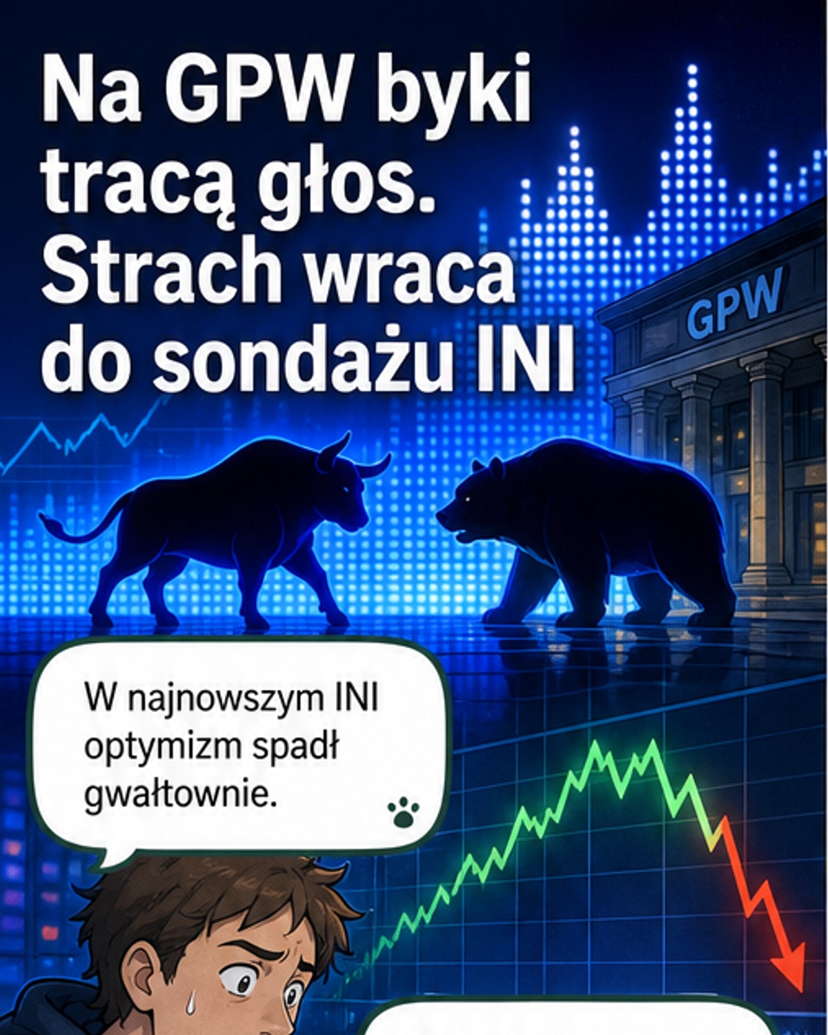 Strach zagląda na GPW