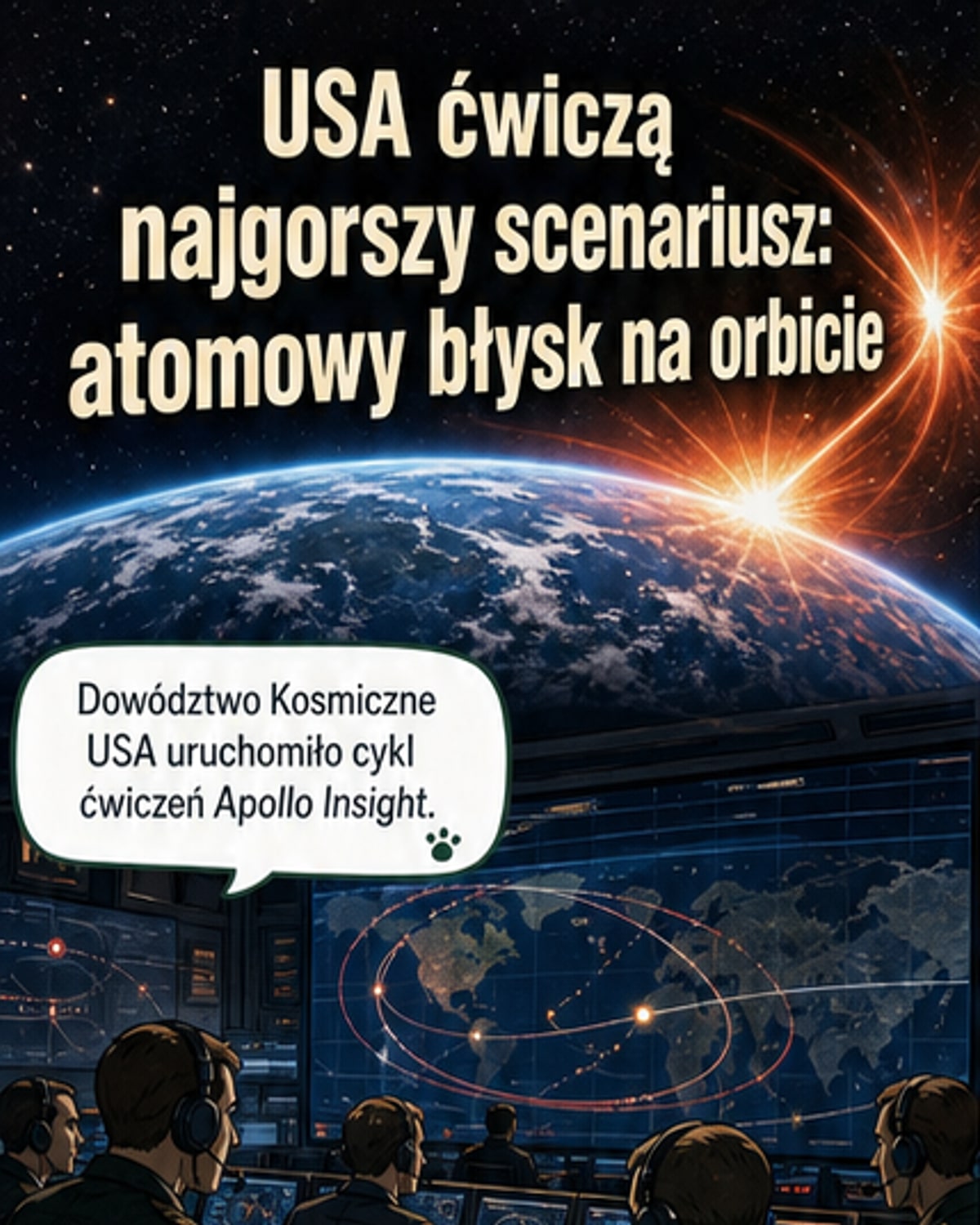 USA symulują wybuch jądrowy na orbicie