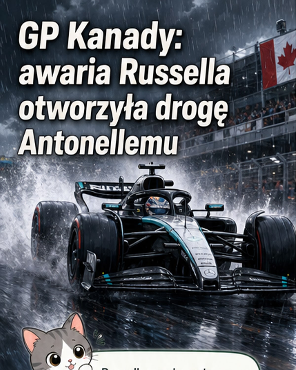 Mercedes potwierdza dominację. Triumf mimo awarii.