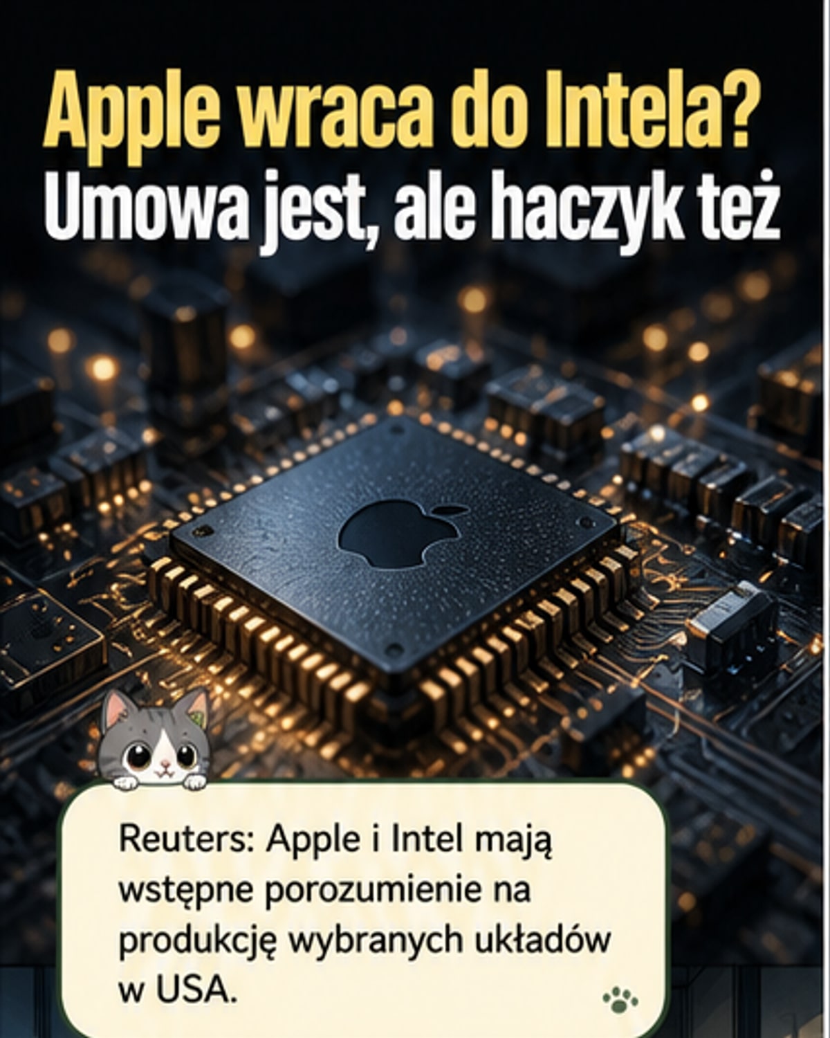 Apple i Intel podpisują umowę