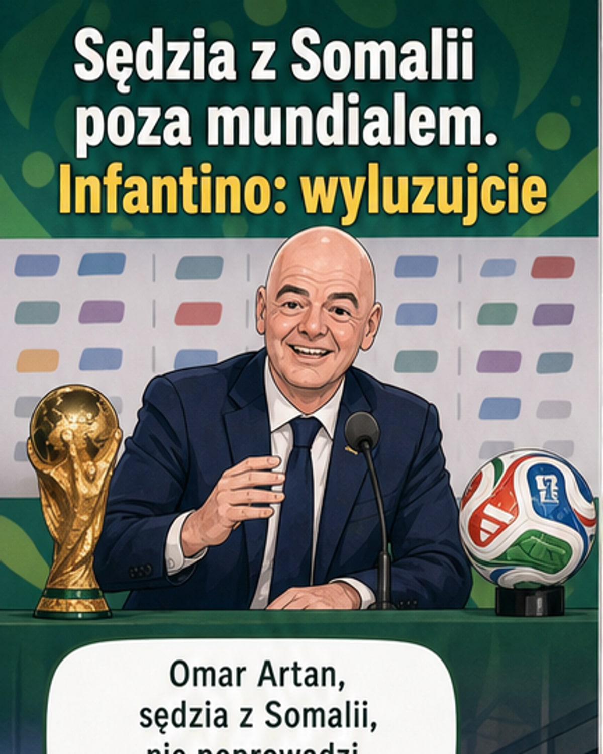 Infantino radzi sędziom: wyluzować
