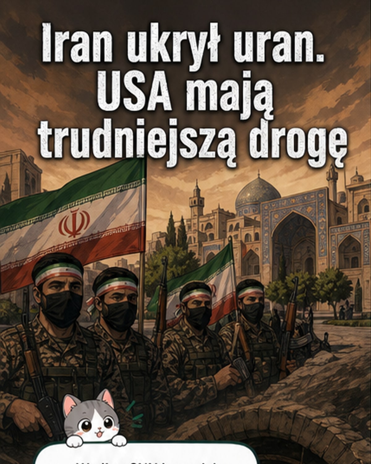 Iran ukrył pół tony uranu