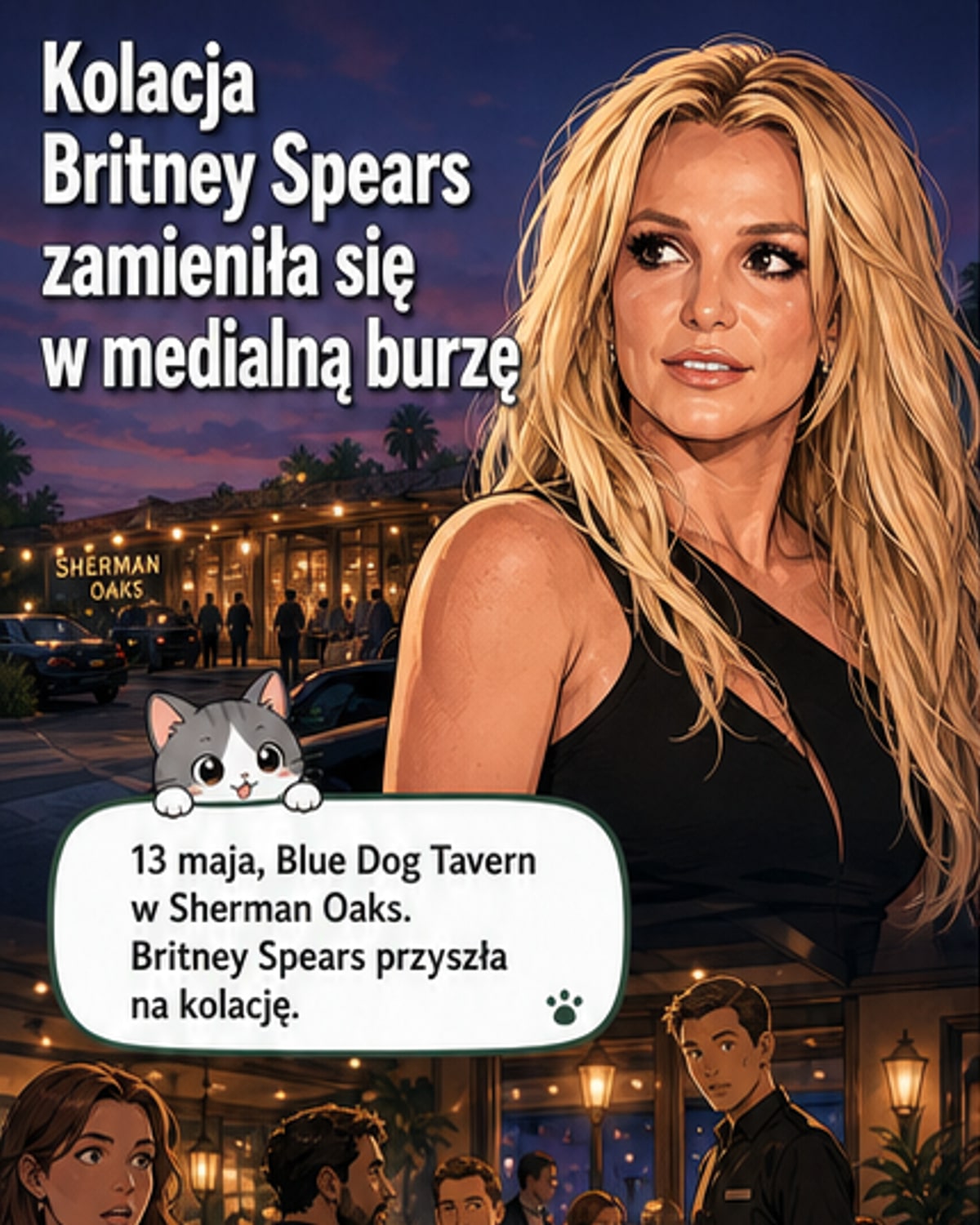 Incident z Britney Spears w restauracji