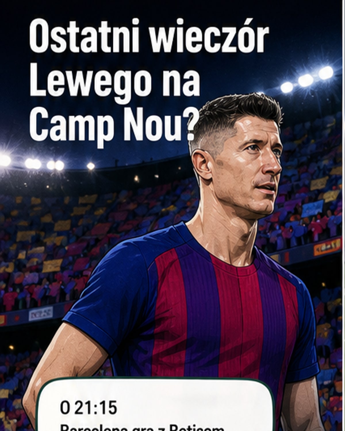 Pożegnanie Lewandowskiego na Camp Nou