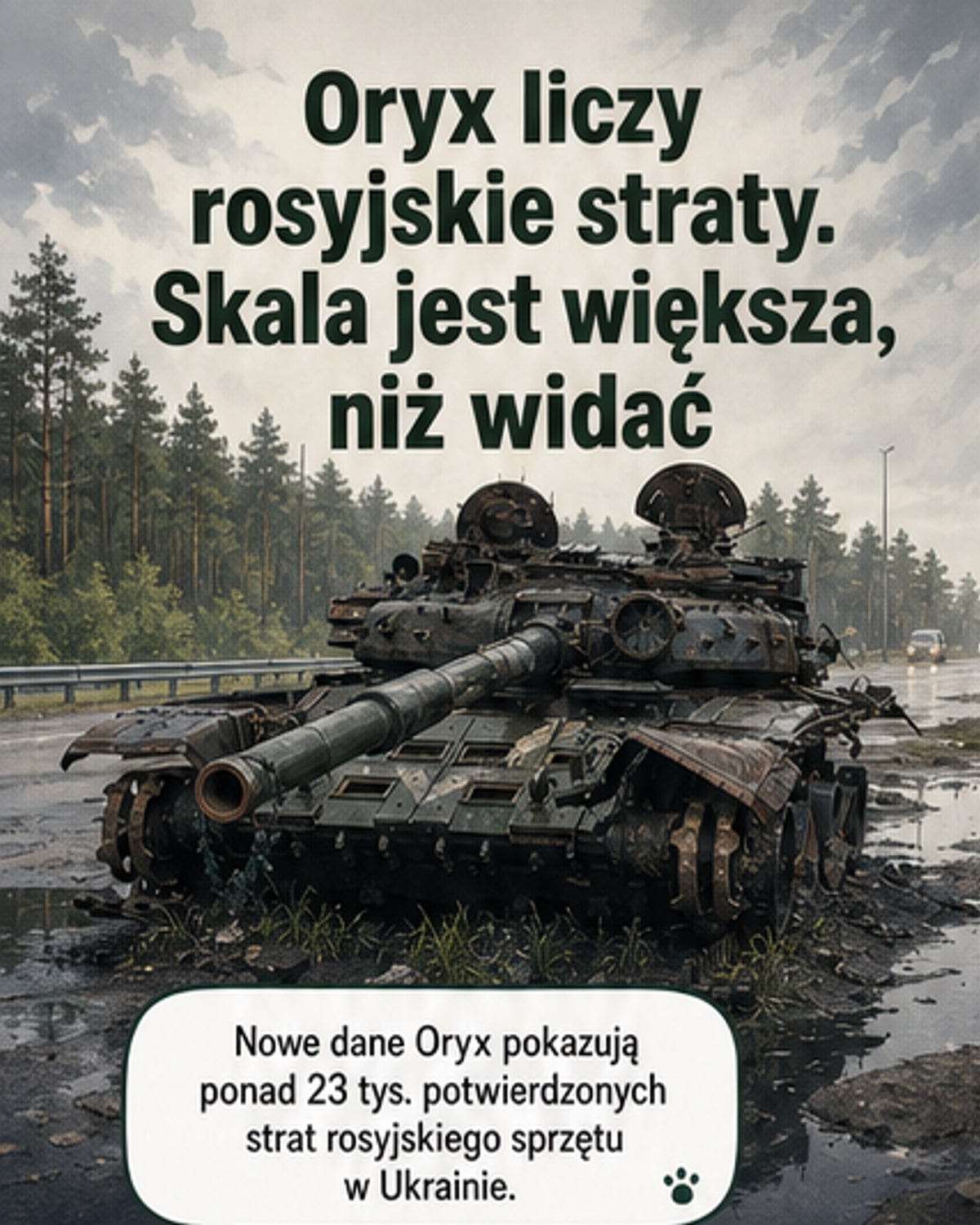 Rosja traci czołgi w tempie bez precedensu